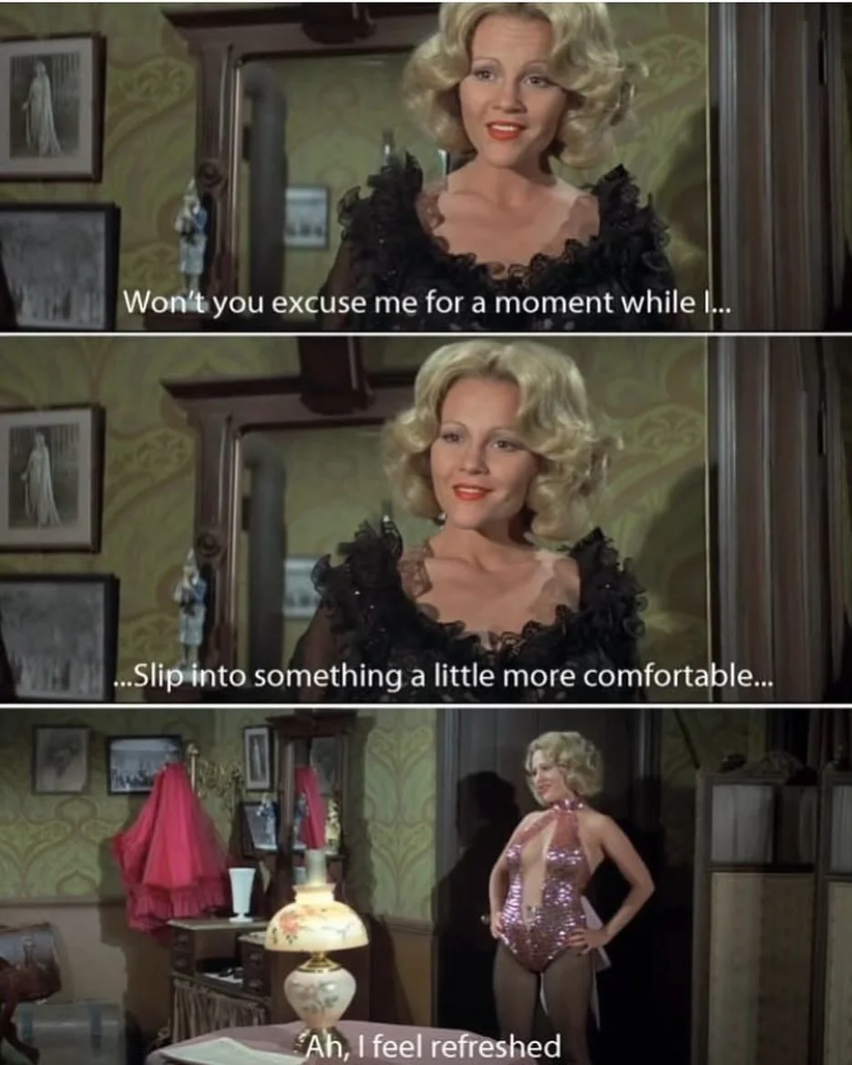 ✨SAME ✨

The incomparable Madeline Kahn sums it up 💕

Maybe I need to get some of my vintage burlesque costumes into the shop 🧐 

#carmineandhayworth