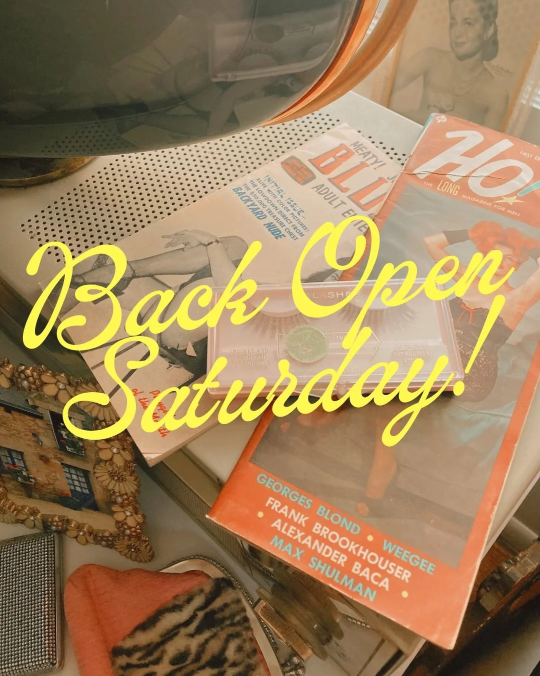 ✨THIS WEEKEND ✨

Back OPEN ⬇️

SATURDAY 11-5

SUNDAY 12-4

#carmineandhayworth
