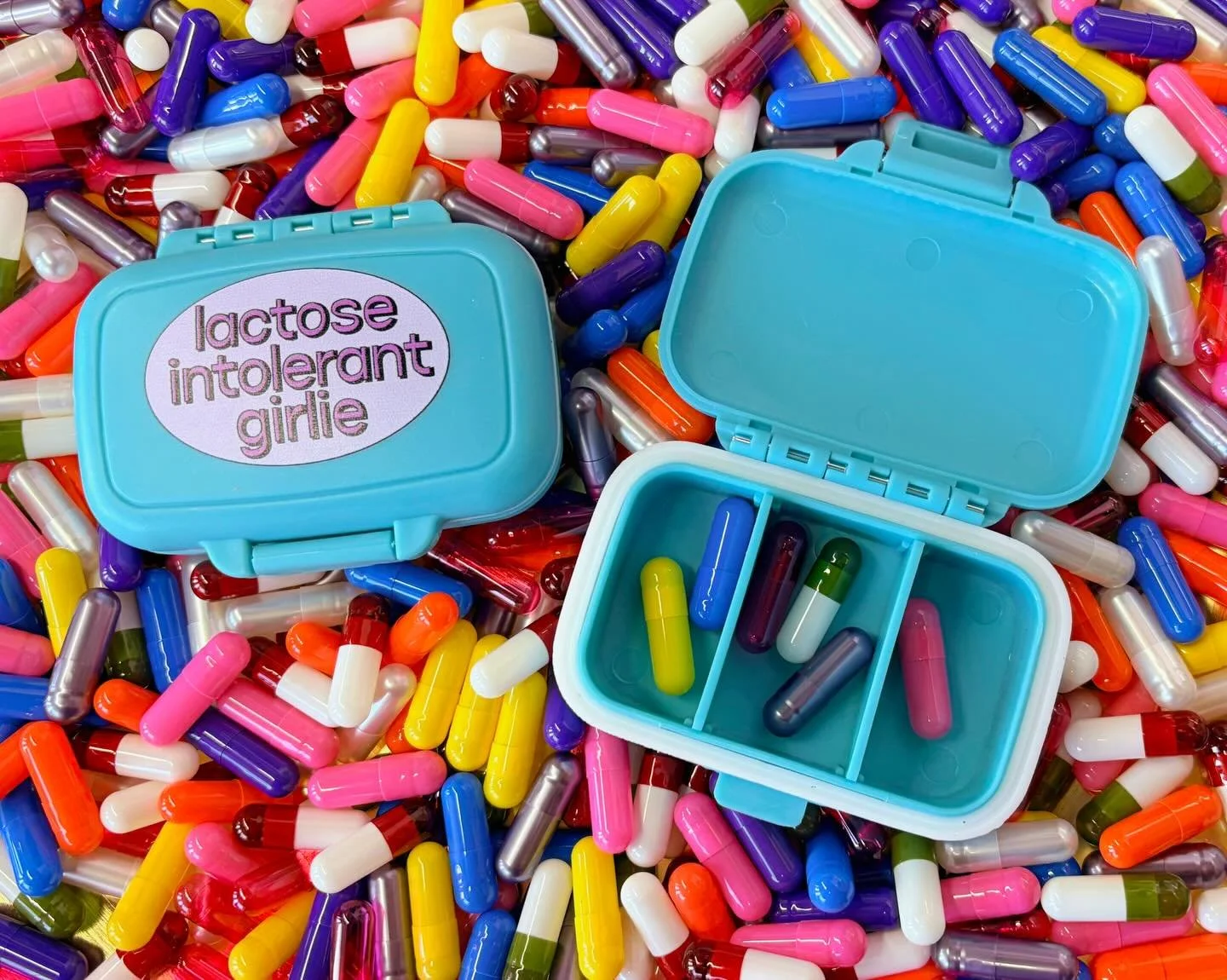 For those who have tummy issues 💊💕

I love a good pill case 😃

Available IN-STORE &amp; ONLINE ⬇️

🔗 in bio

OPEN 12-4

#carmineandhayworth