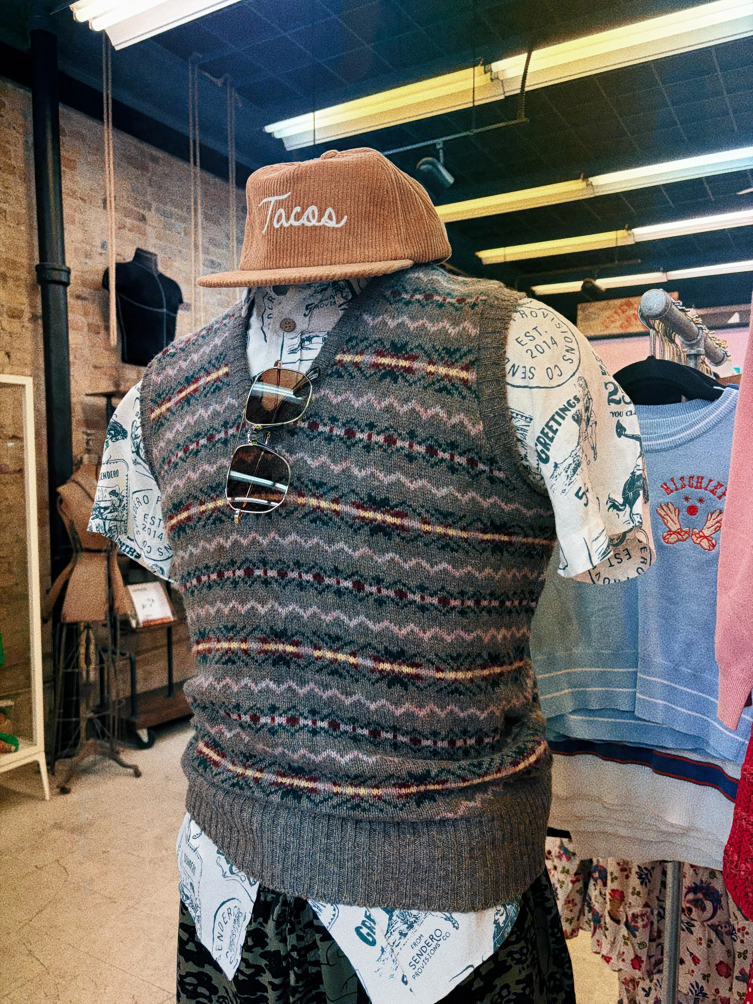 We have a thing for sweater vests 😎 

OPEN 11-6

#carmineandhayworth