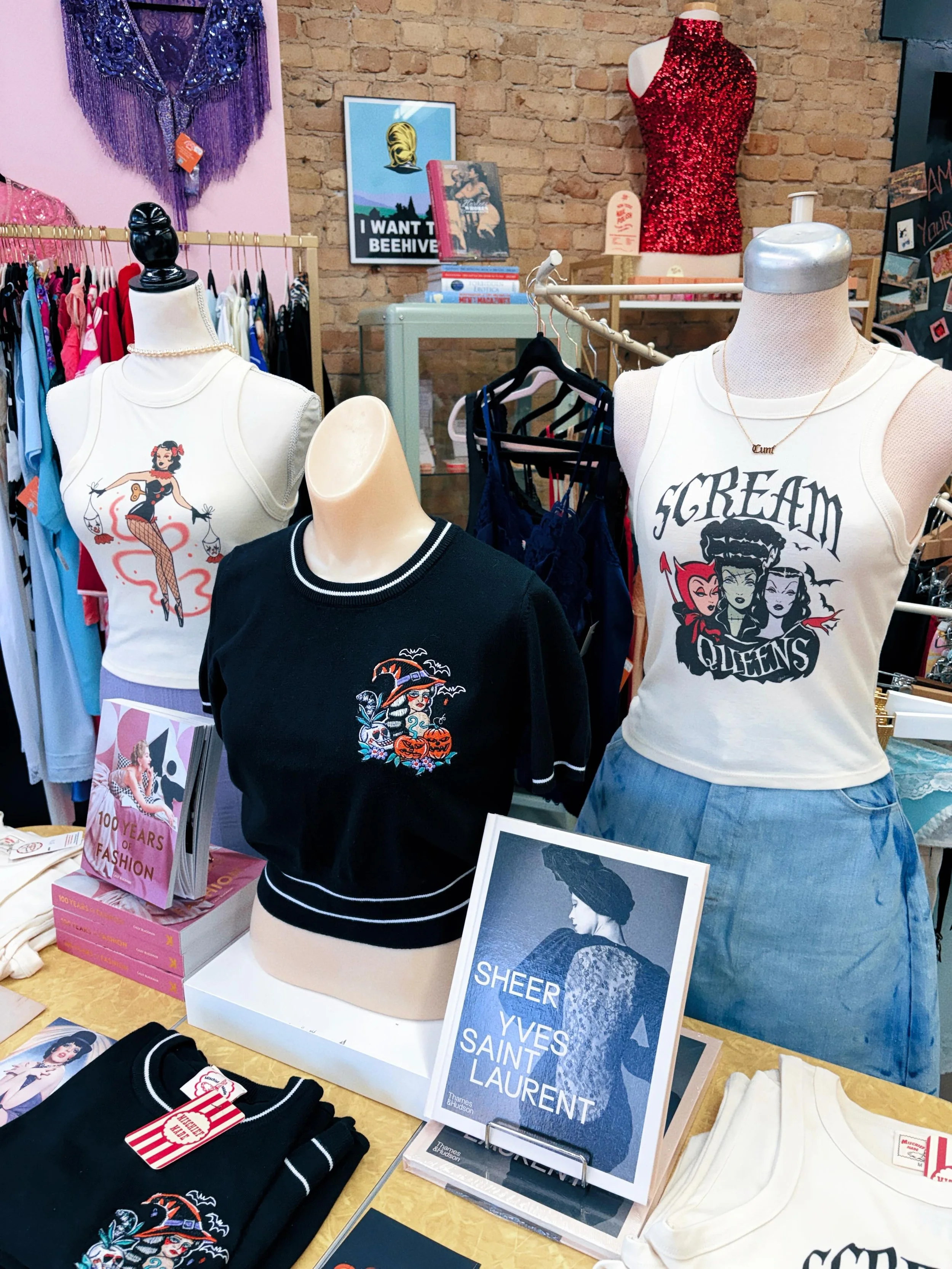 Halloween came early with our new arrivals from @mischief_made_me 👻 🎃 

Available IN-STORE &amp; ONLINE ⬇️

🔗 in bio 

#carmineandhayworth