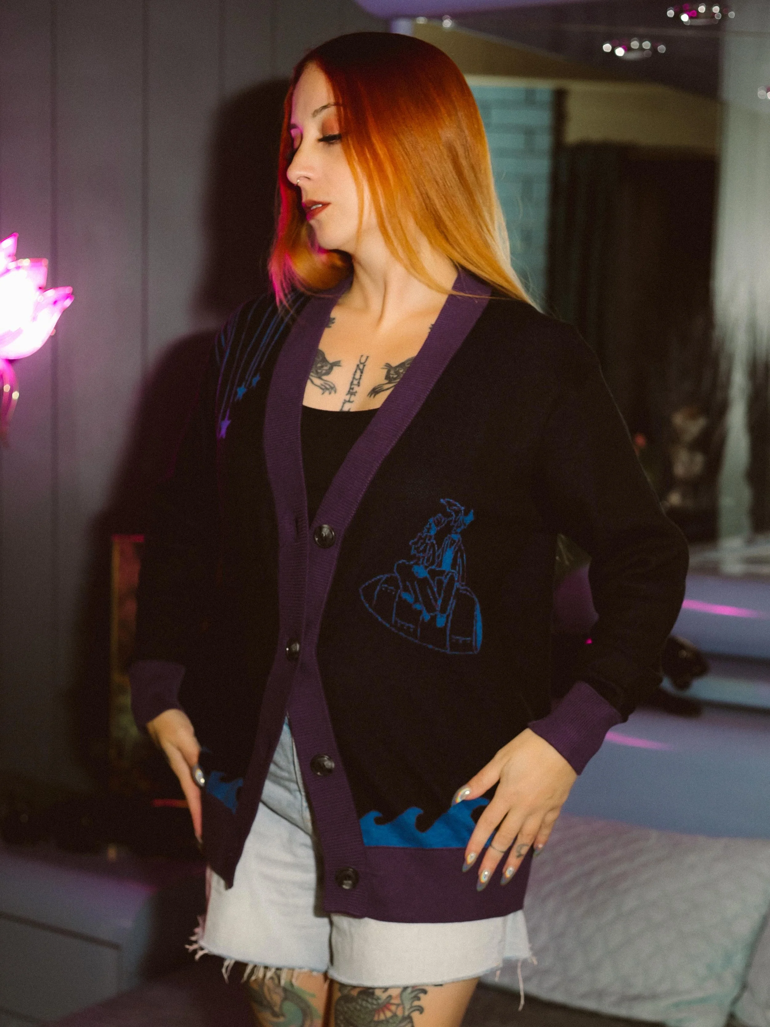🌖 Believe in me ⭐️ 

Meet our NEWEST CARDIGAN!

Years ago me and @mr.penandmarker had started running through ideas of what themed cardigans we wanted to create.

We knew immediately we wanted to pay homage to one of our favorite songs of the 90s &l