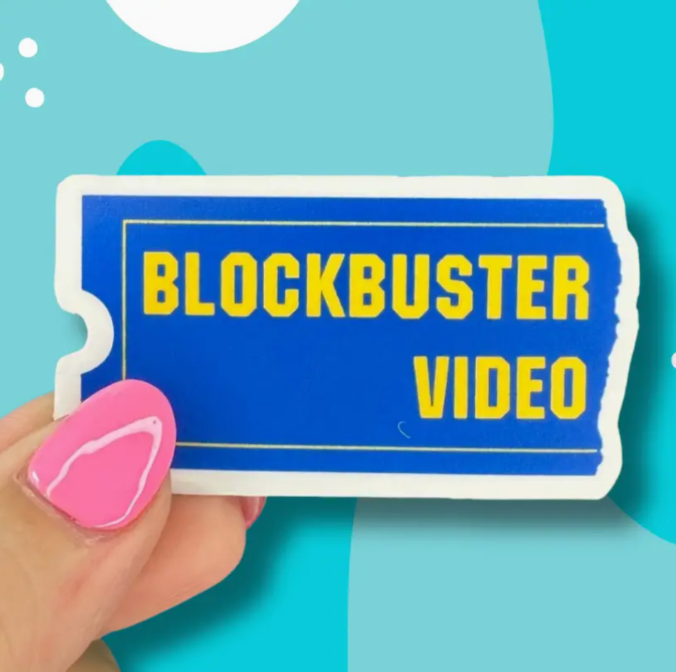 Blockbuster Vinyl Sticker