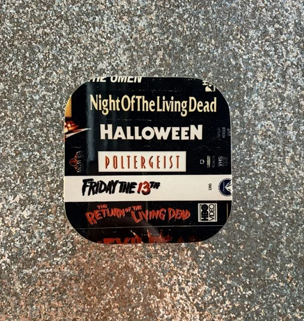 VHS Horror Films Coaster