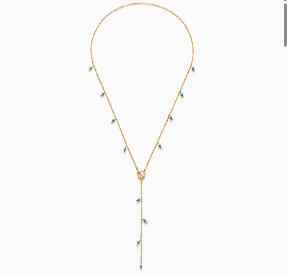 Beaded Lariat Necklace