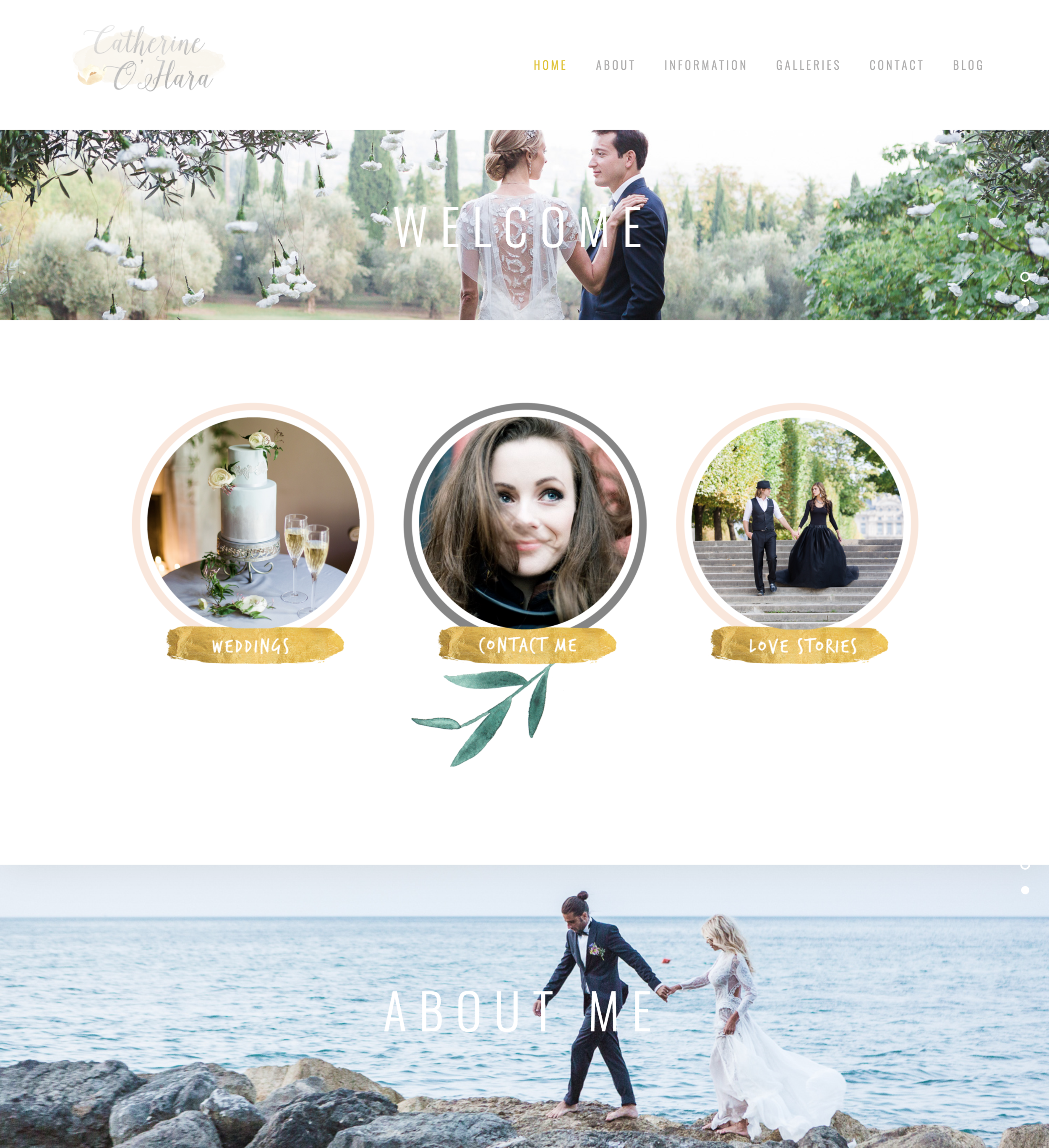 Catherine O'hara Photography Website