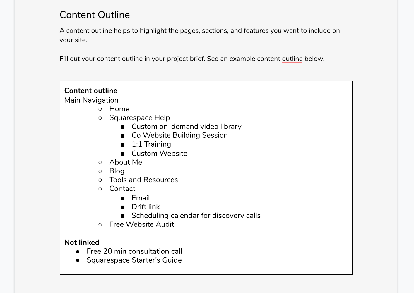 Content+outline+I+created+in+my+project+brief.png