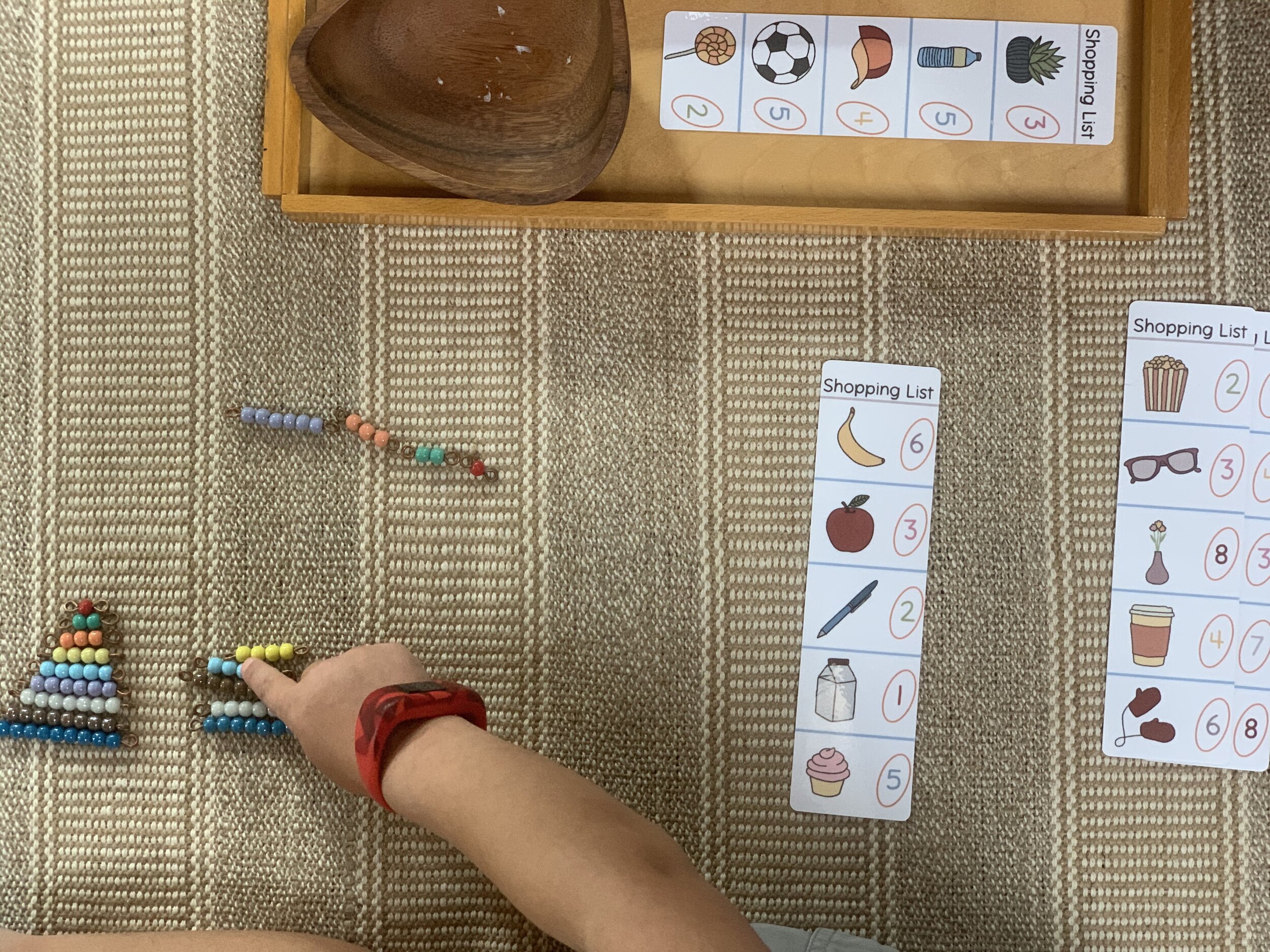 Linear Counting Shopping Lists