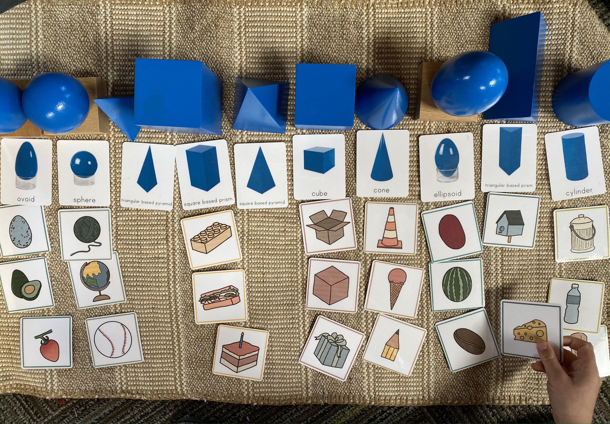 Geometric Solid Sorting Cards