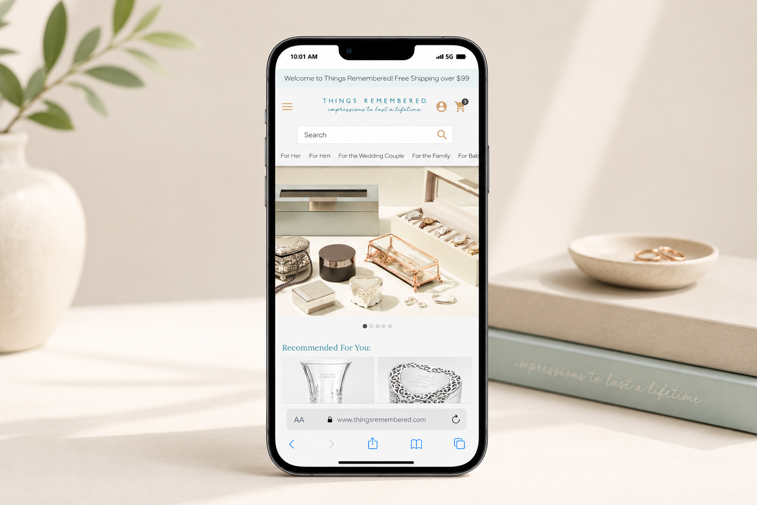 Things Remembered Site Refresh