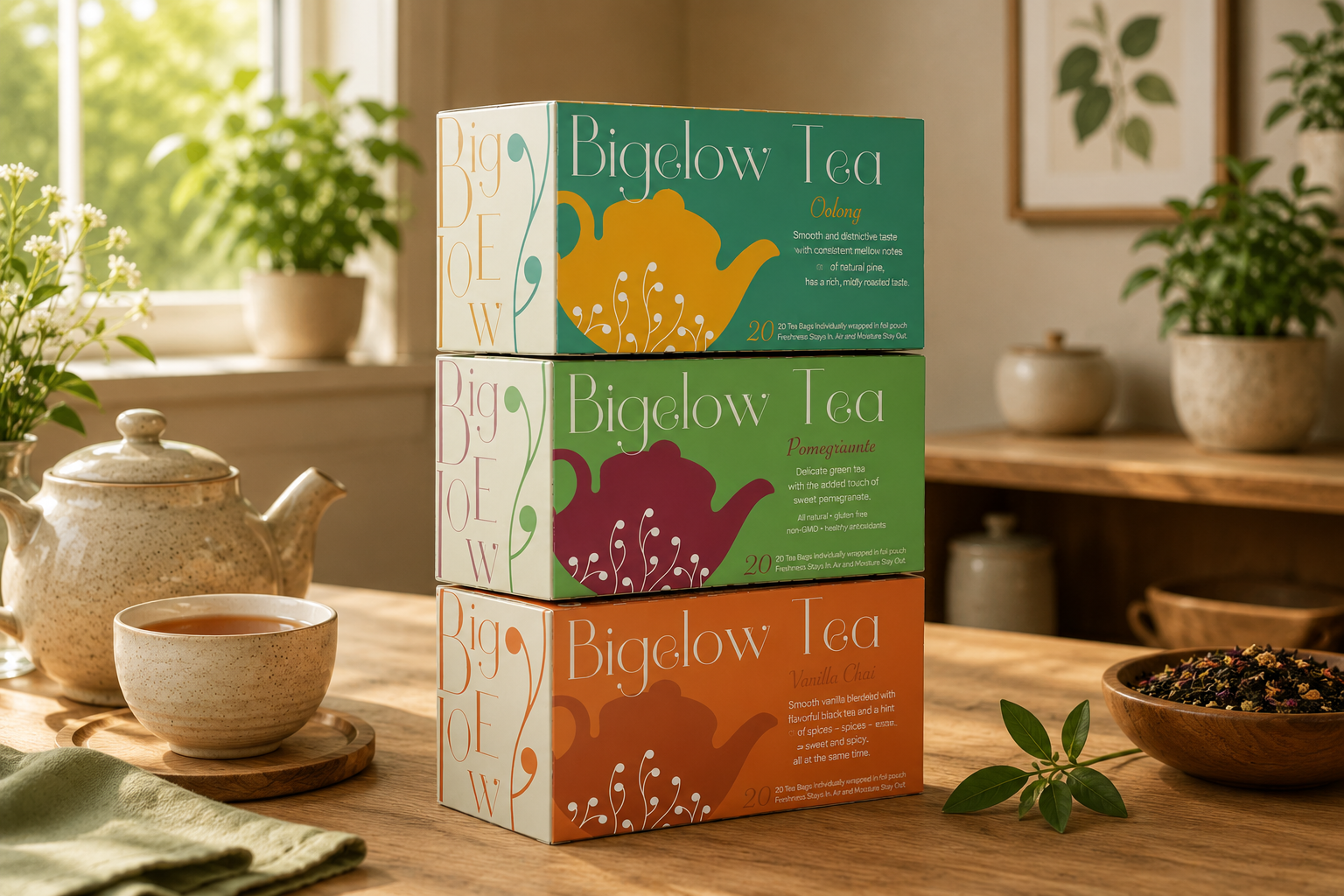 Bigelow Tea Packaging