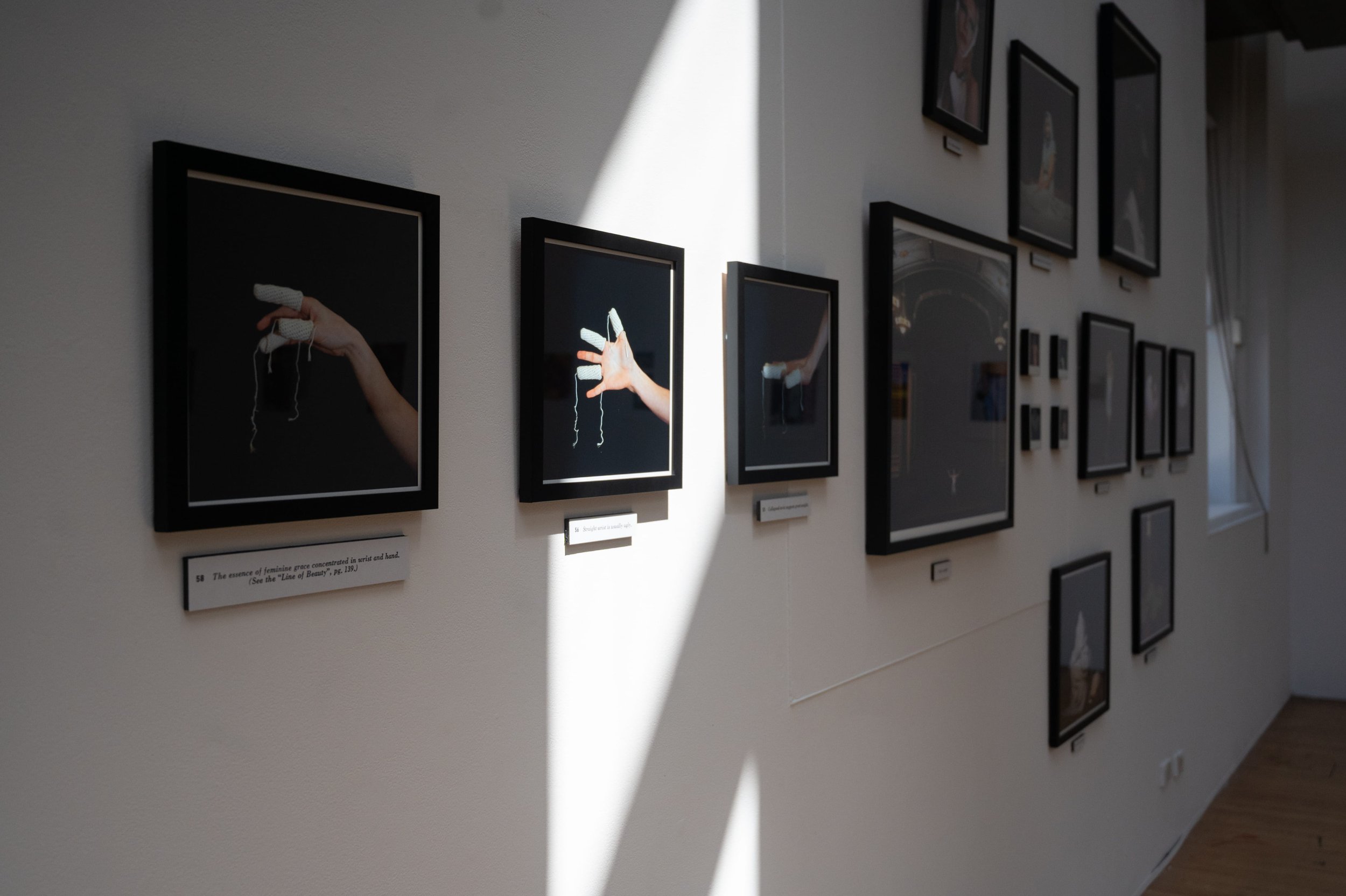 Exhibition install at RMIT City Campus, 6-11 December 2022