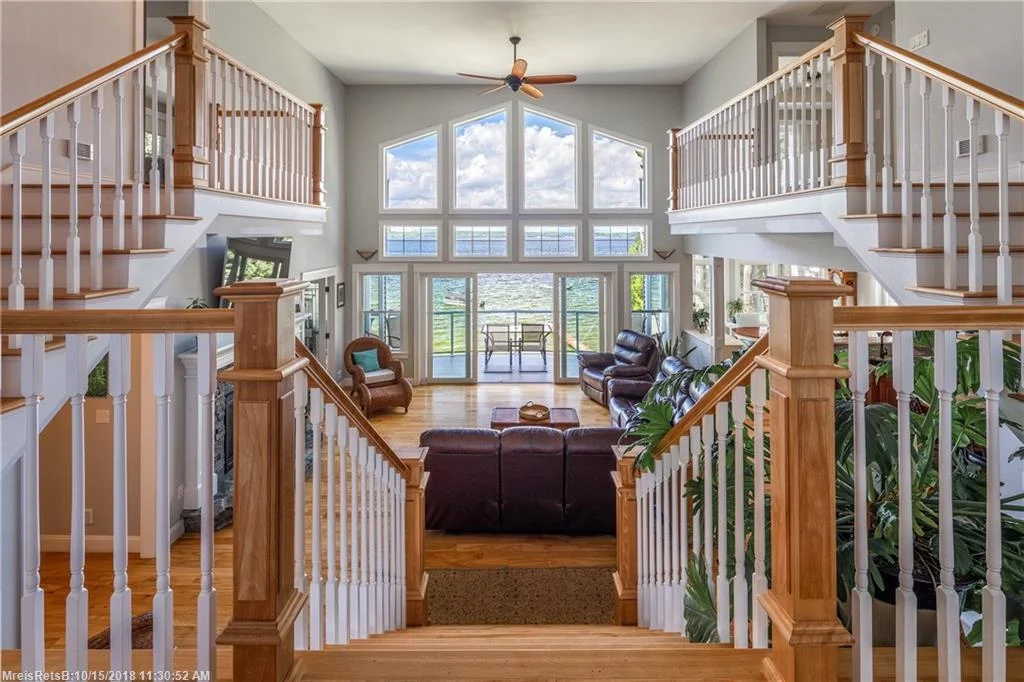 Lake house custom home