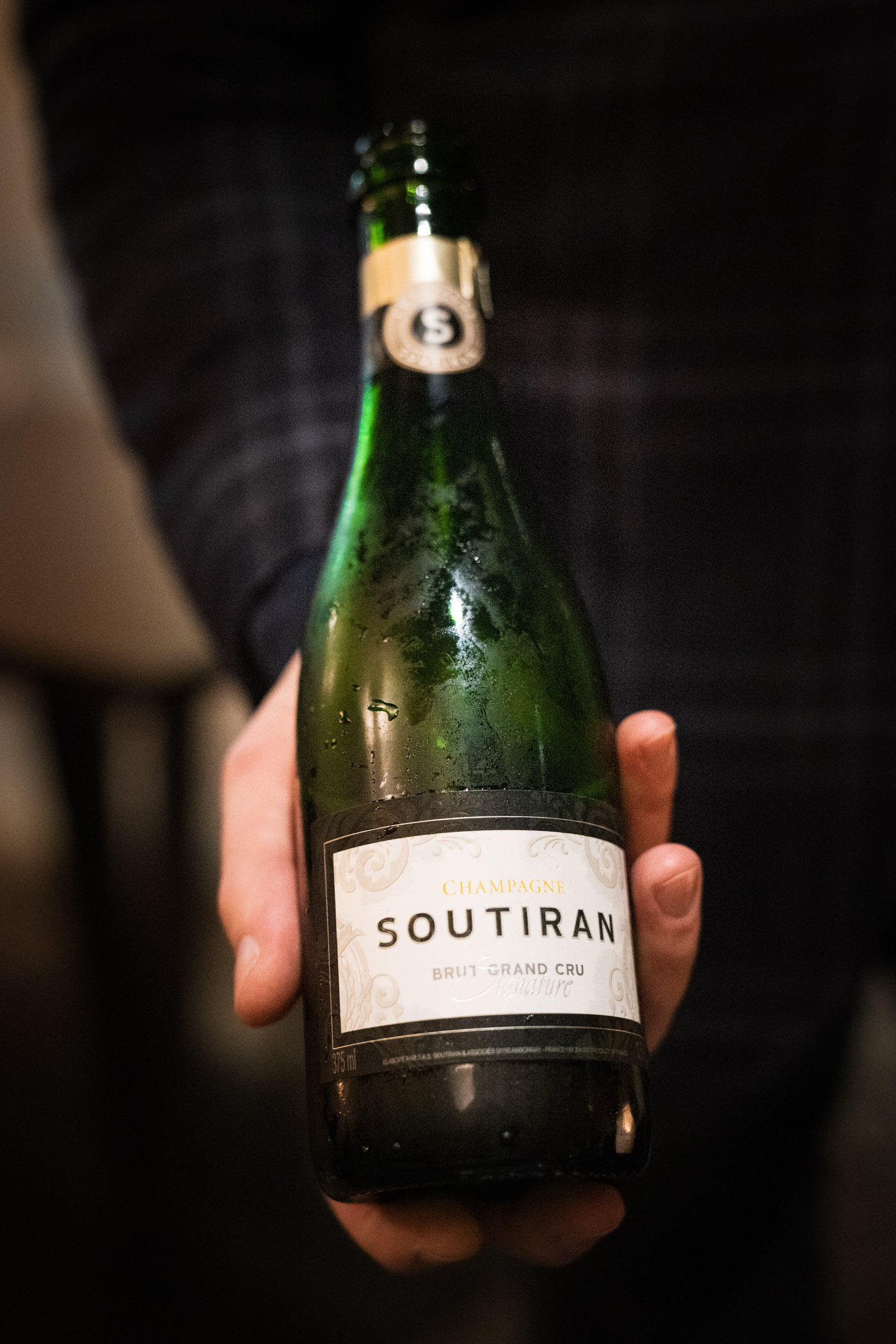 Avery offers Champagne pairing to accompany the tasting menu