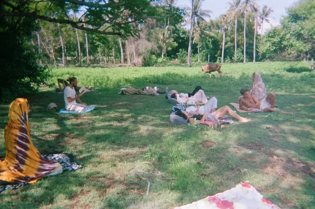 Day 1

The day of silence. We walked into nature and rested under a big tree to hear the words of Lao Tzu from the Tao Te Ching.

Verse 1

"The tao that can be told
is not the eternal Tao
The name that can be named
is not the eternal Name.

The 