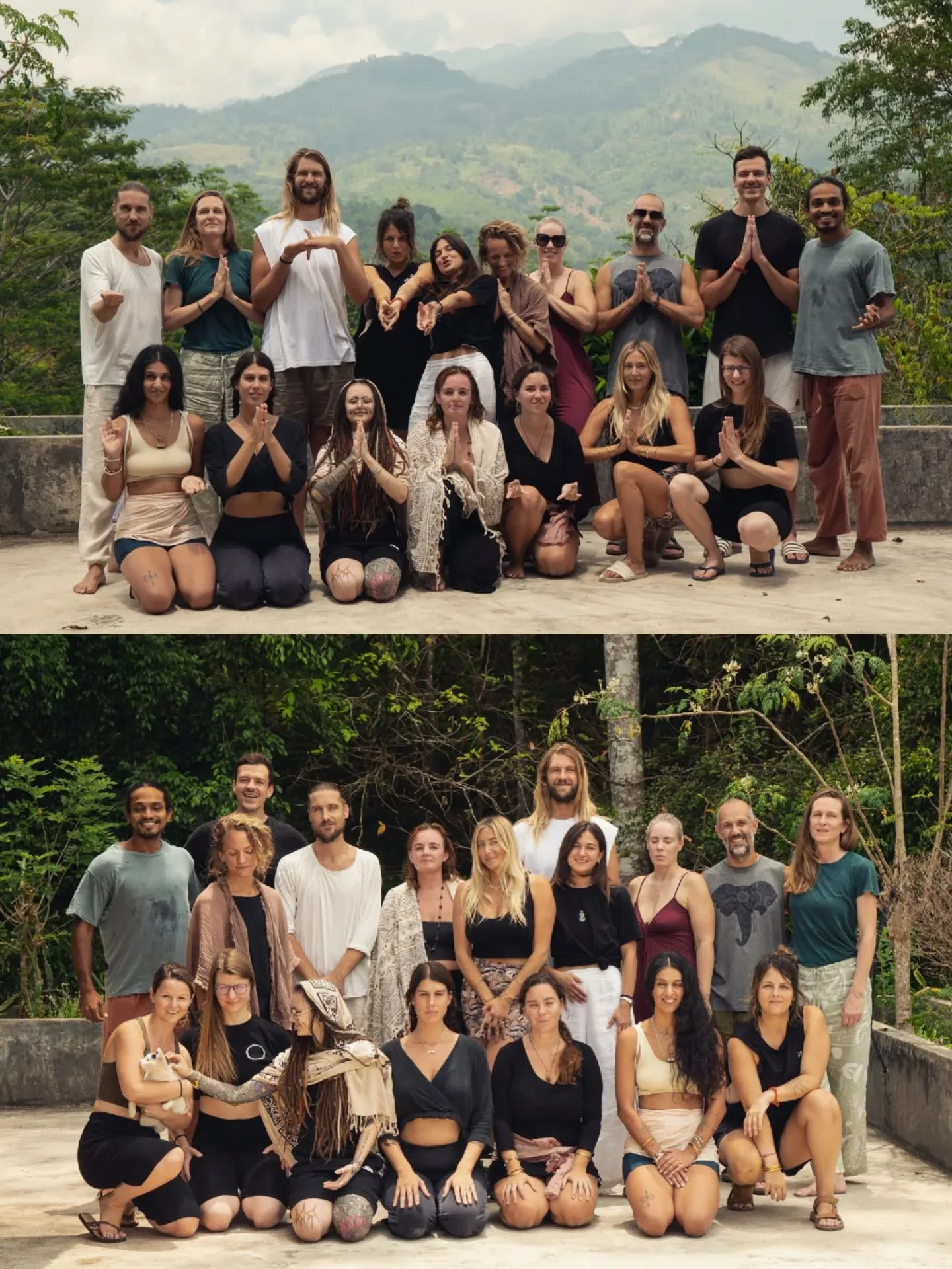 18 people from all over the world gathered at a remote location in Sri Lanka for 2 weeks. 

We explored the forest, rivers and waterfalls. We went on a journey through the inner landscapes of body, energy, mind and soul. 

The students became teacher