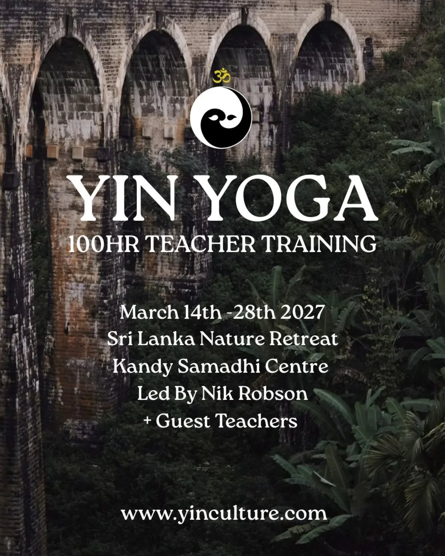 Its happening!
We are going back to Sri Lanka 🇱🇰 
March 14 - 28 2027 ⭐️ 15 days / 14 nights 

Retreat from the world &amp; harmonize with nature
The greatest venue 🌿 @samadhicentrekandy

The best crew ❤️
Stella ✨️ @stella.remembrance
Alisha ✨️ @al