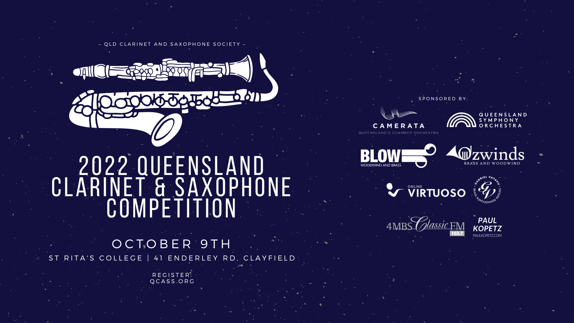 2022 Queensland Clarinet & Saxophone Competition
