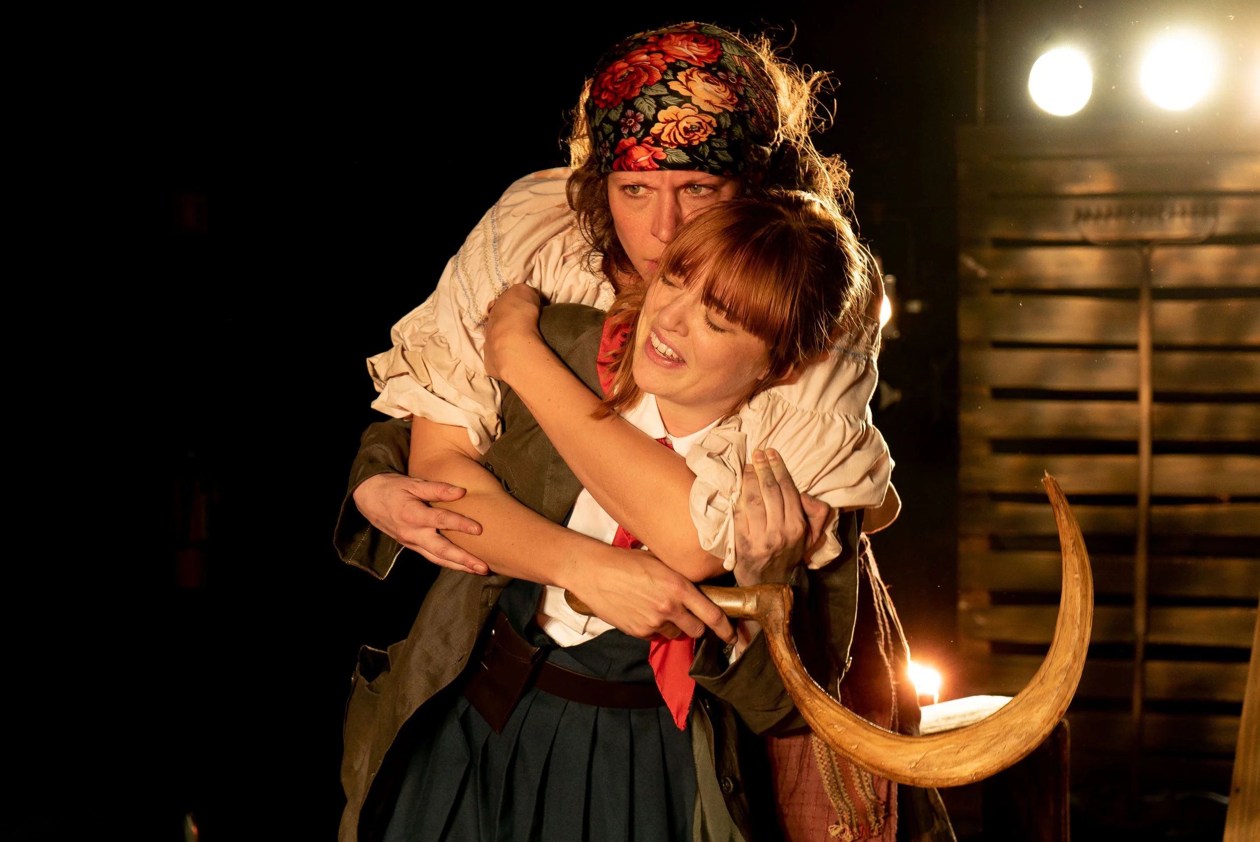 Moira Begale as Anna, Katherine Bourne as Nadya