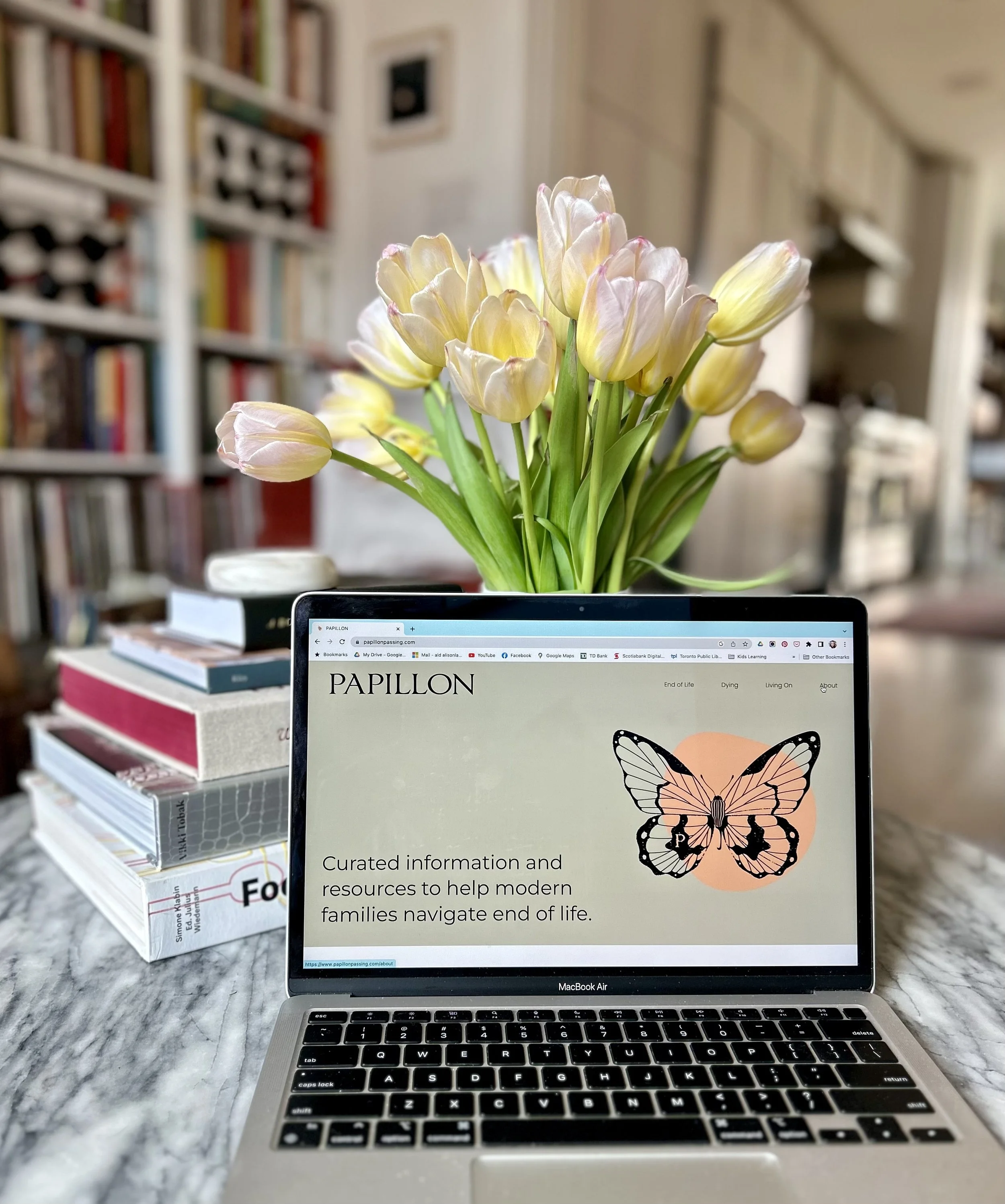 Researched, wrote and created Papillon site.