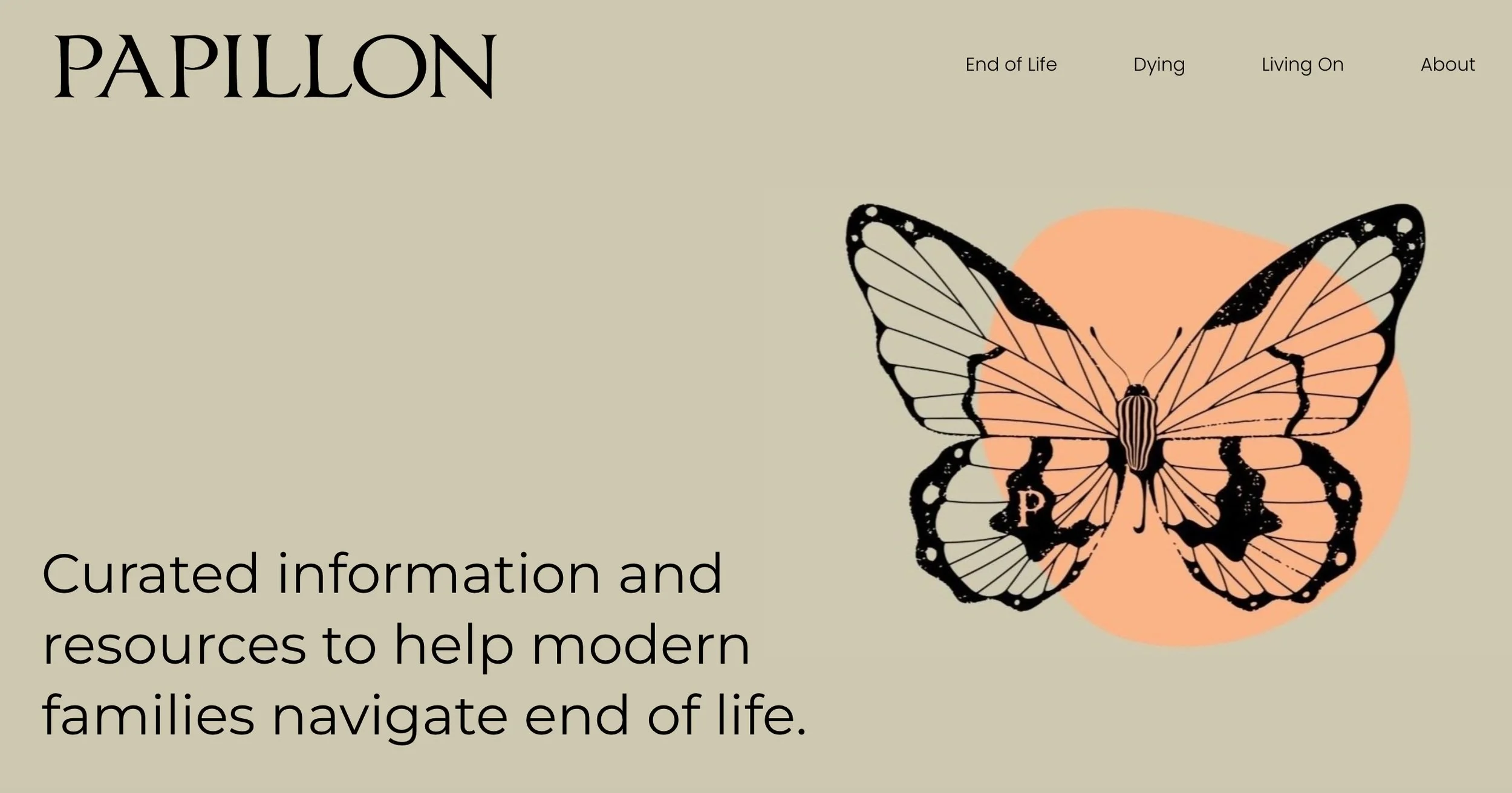 Passion project - papillonpassing.com - bringing light to death