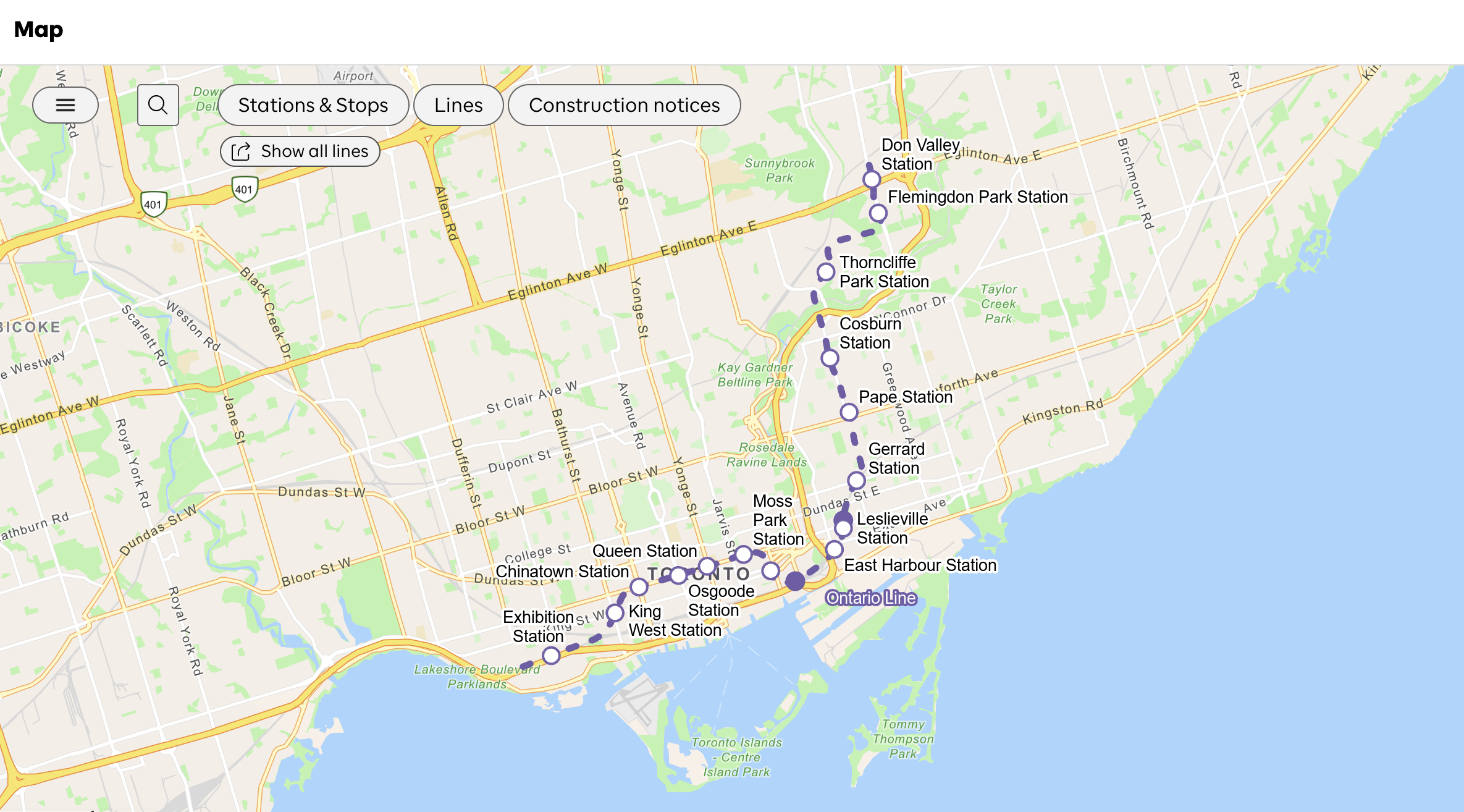 Lead Digital and Development Interactive Map