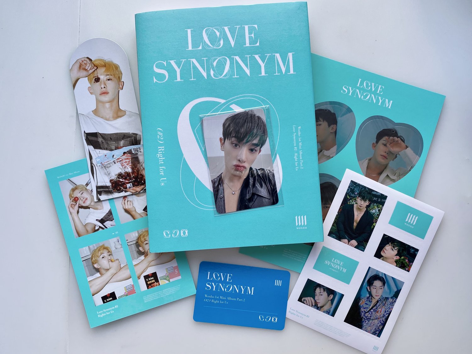 Wonho 1st Mini Album Love Synonym #2 Right for US Official Photocards  Select