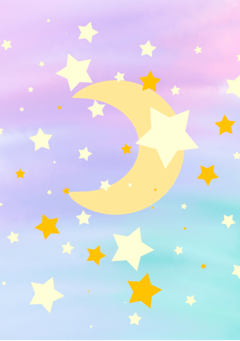 A5 - Pastel Stars & Moon Dashboards | Printable — Foxclouds