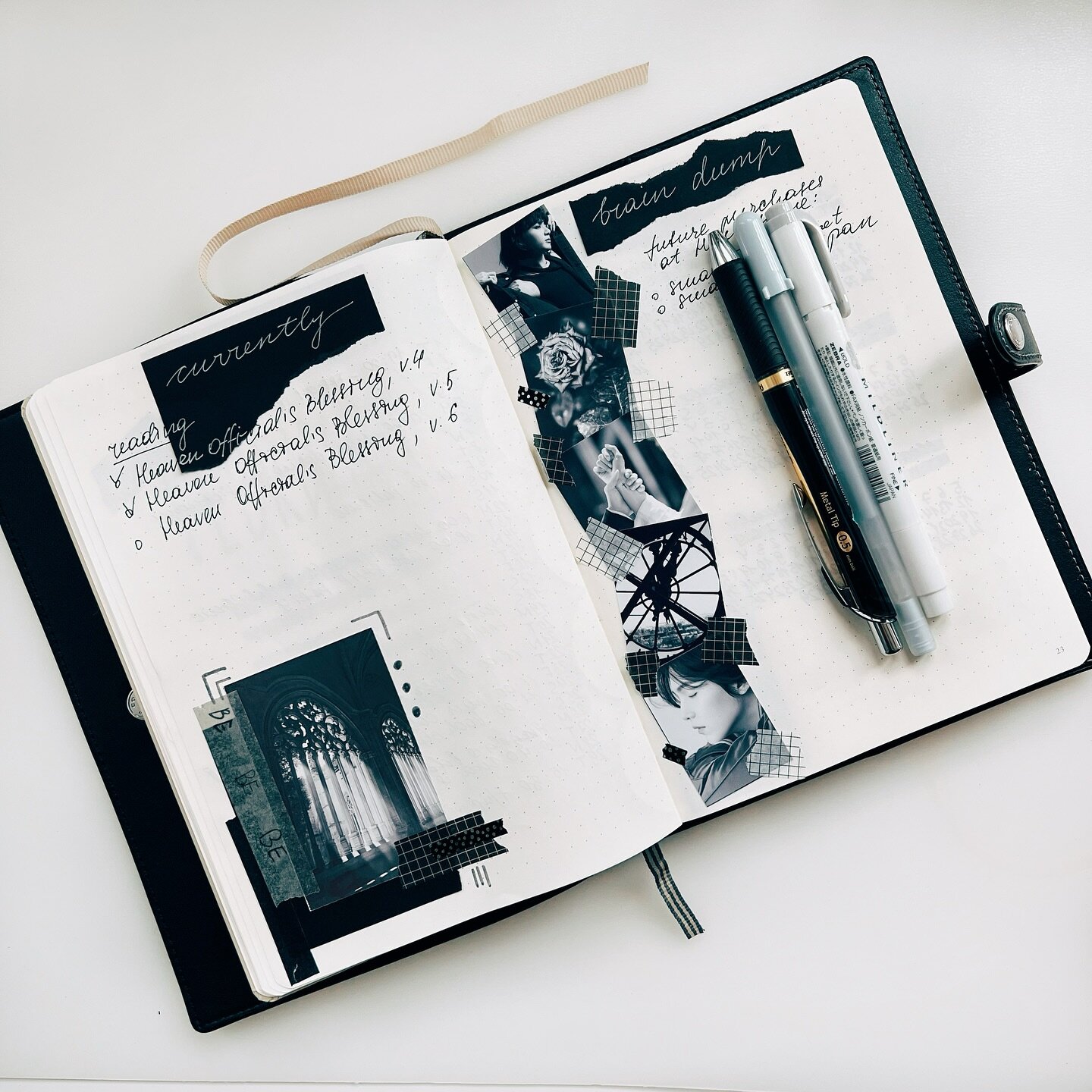 Welcome to my February 🖤 If you recognize the references in the images, drop me a comment 🤭

#bujo #bujospread #bujoaddict #bujobeauty #leuchtturm1917 #blackvalentine #blackandwhite