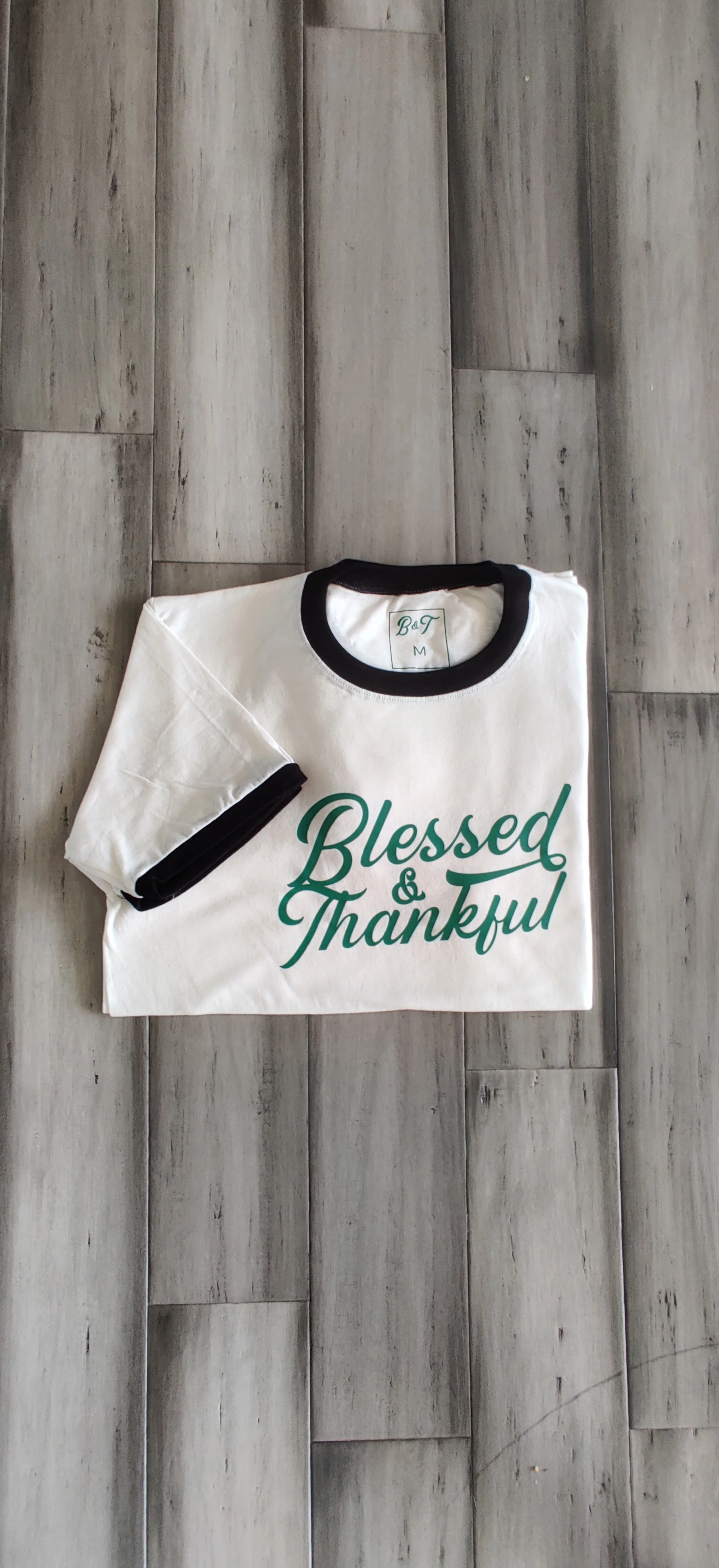 Blessed & Thankful Quakers Only T-shirt