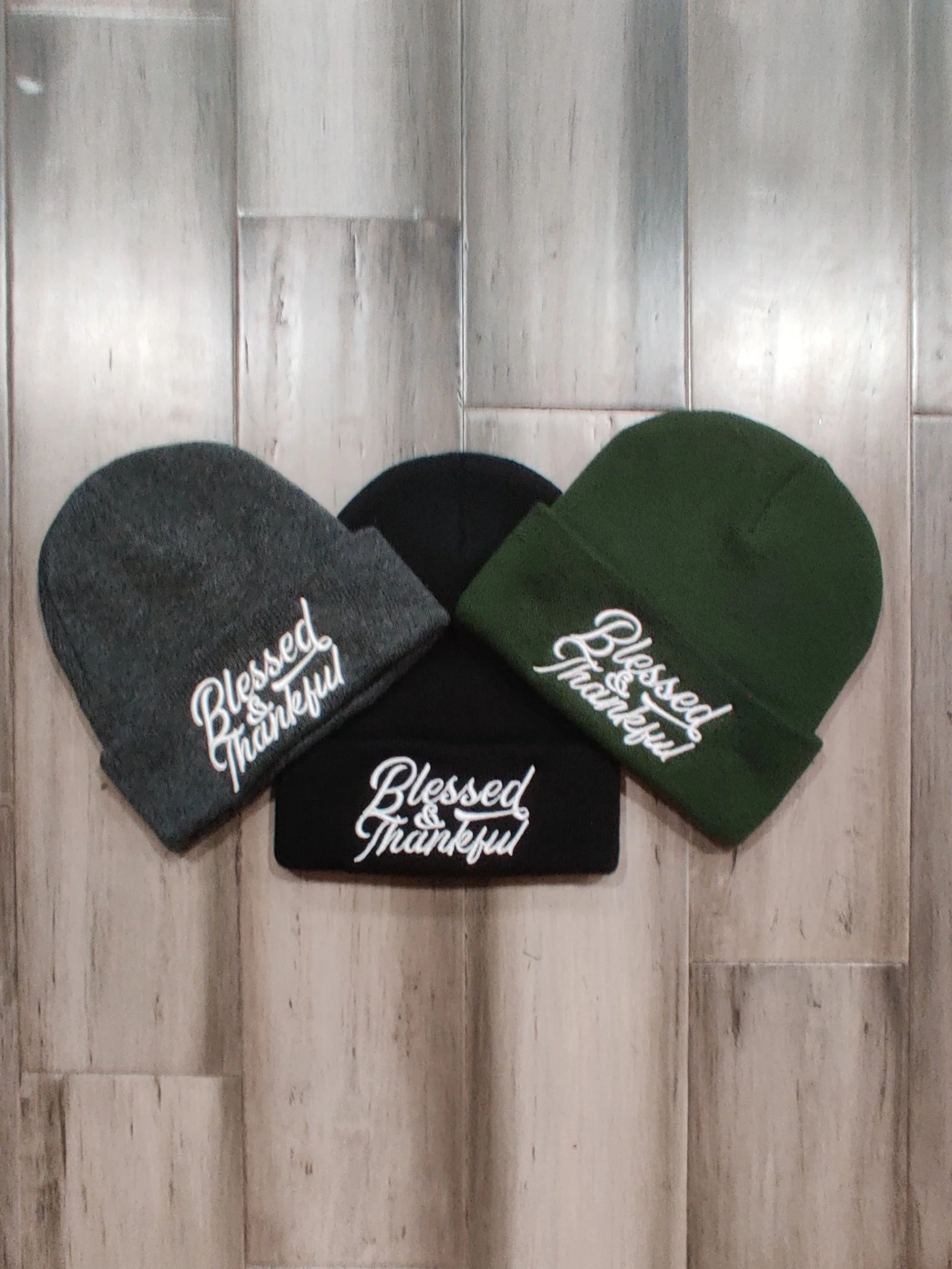 Blessed & Thankful 12" Beanie