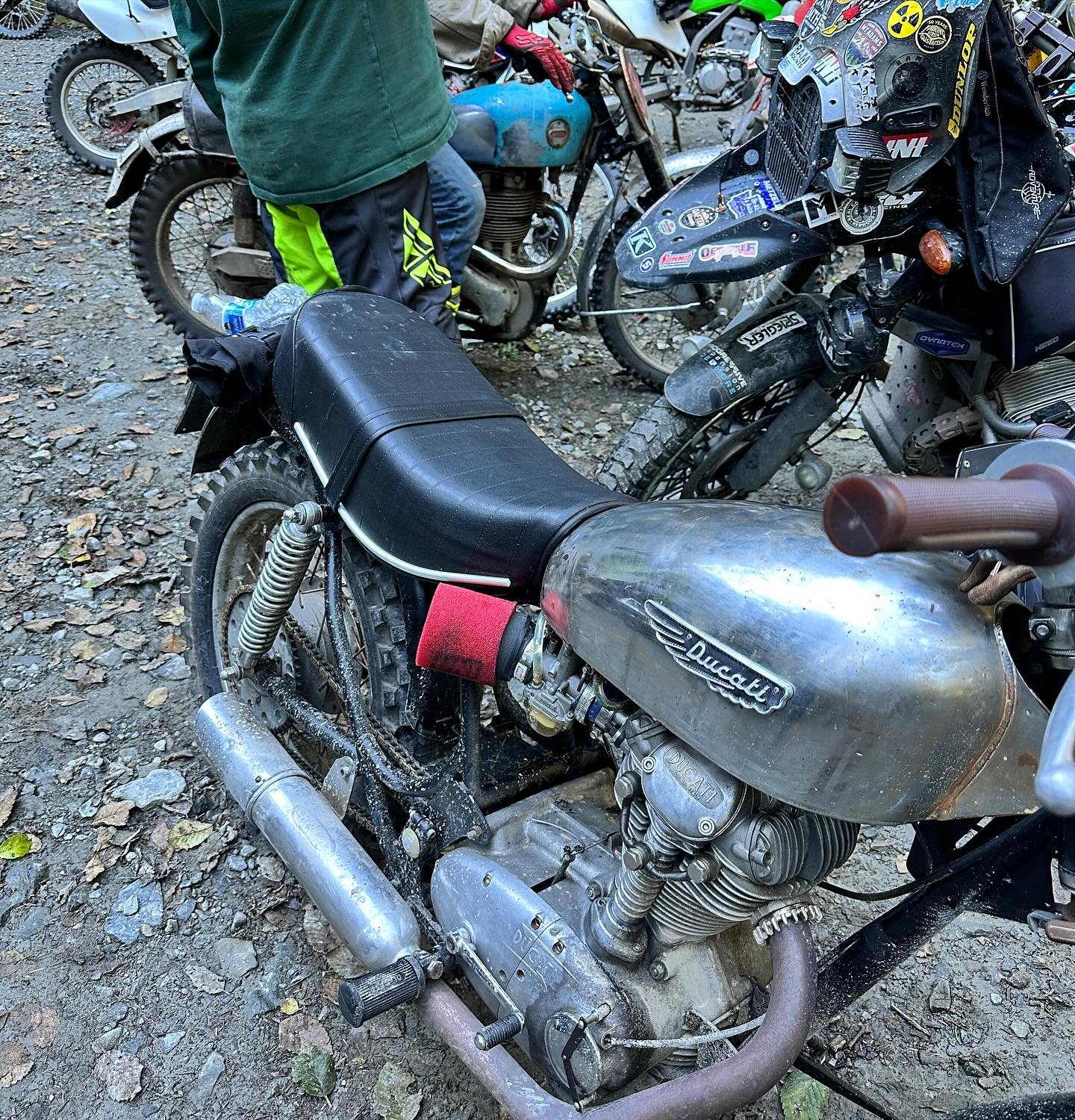 Long overdue shakedown of the #ducati #scrambler at the #boneheadenduro today. I may have developed arthritis. 
Thanks #vmeseattle for organizing!
