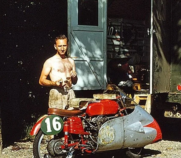 Came across this Pandemic-era article in Australian Motorcycle News: Neil Tinker built Arctic radar stations in 1954, then raced MV Agustas across Europe in the &rsquo;50s. 

Suddenly renewed in my pursuit to get my 125 project running.

https://amcn