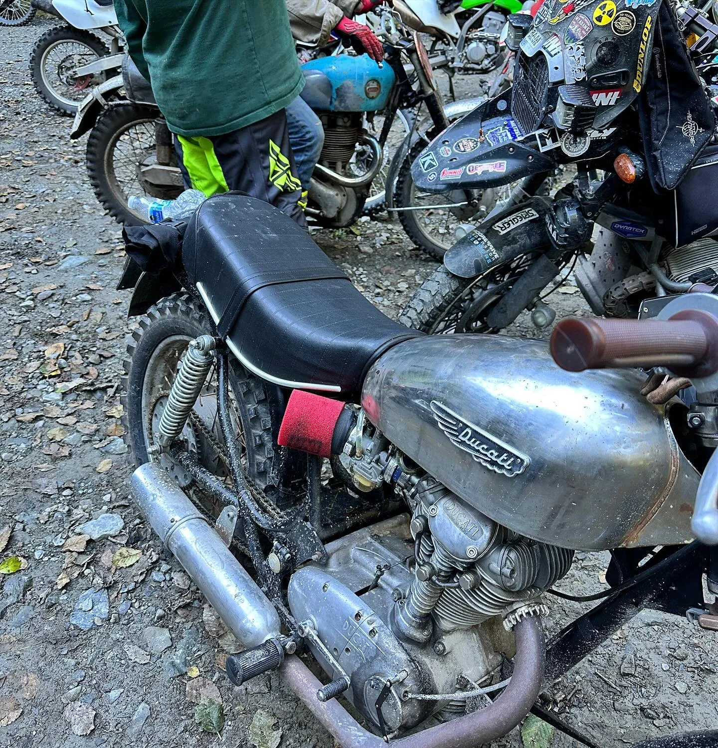 Long overdue shakedown of the #ducati #scrambler at the #boneheadenduro today. I may have developed arthritis. 
Thanks #vmeseattle for organizing!