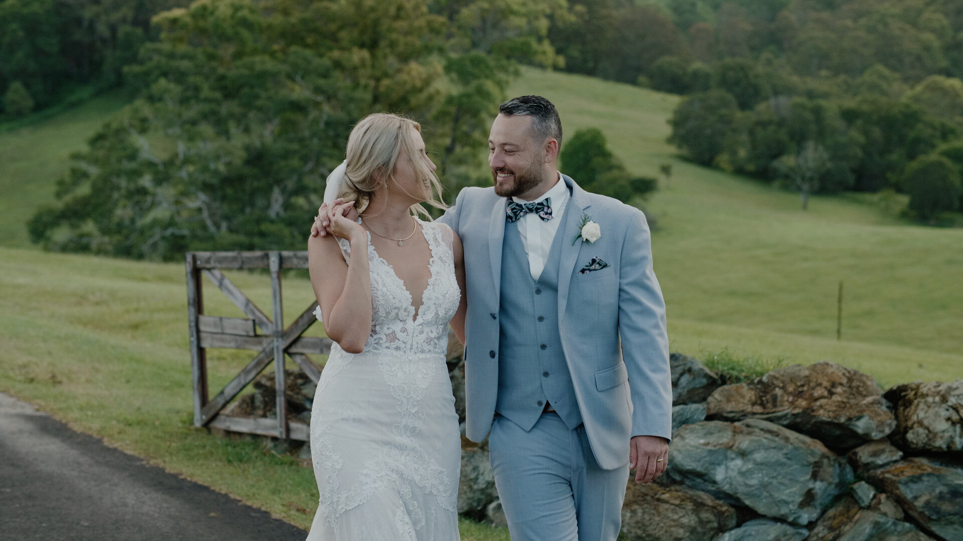 Dylan + Jessica Wedding Video at Cowbell Creek, Gold Coast