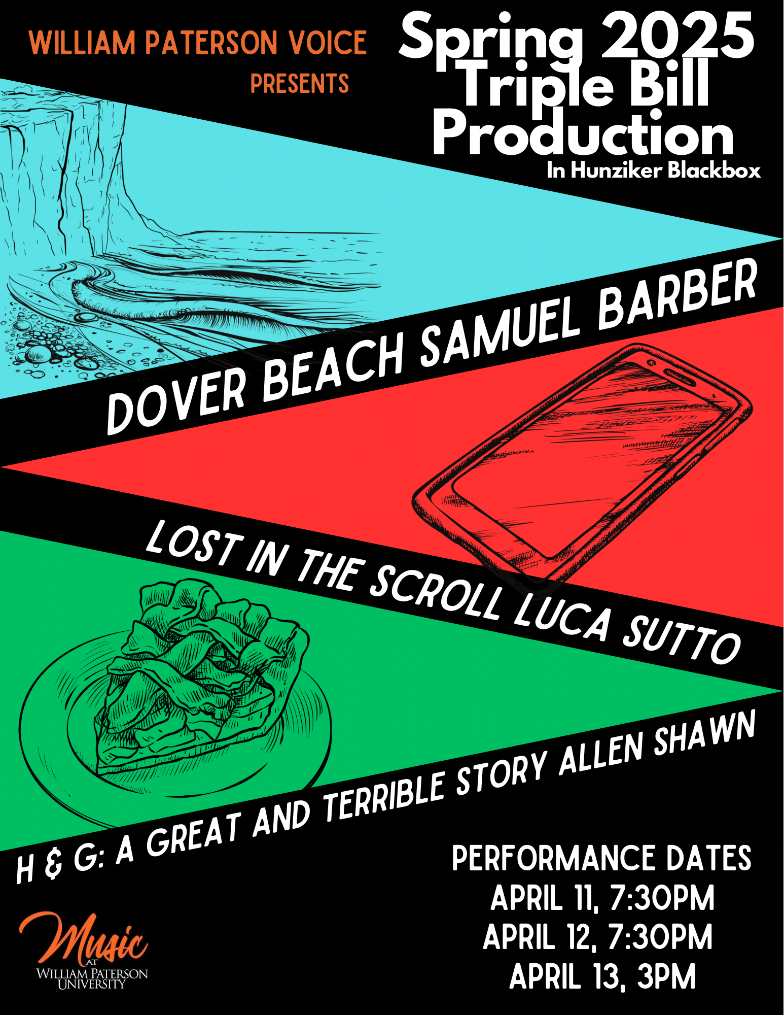 WP Music Department presents: 3 Short Operas