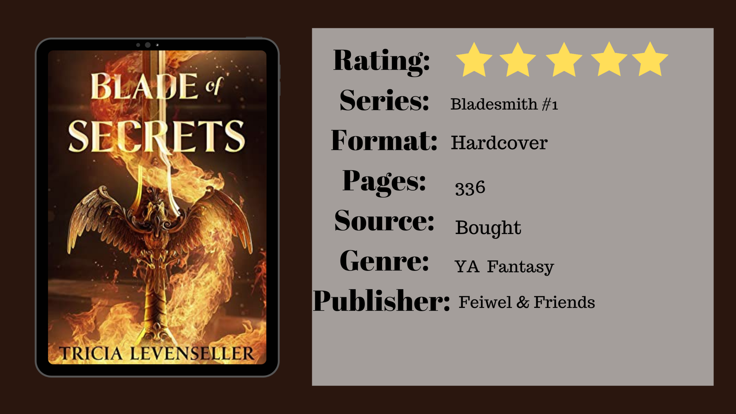 Book Review Blade of Secrets by Tricia Levenseller — Daydreaming