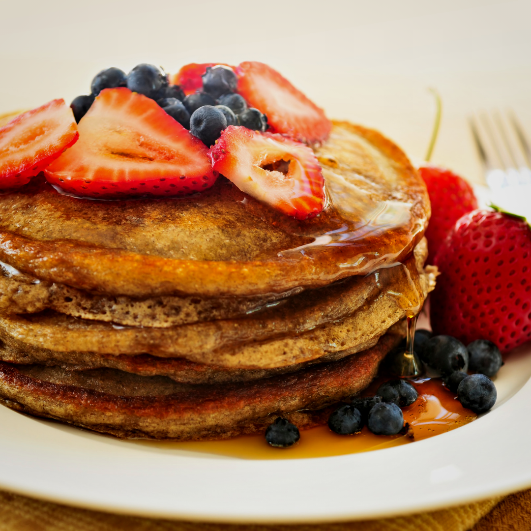Oat Flour Protein Pancakes — Leigh Merotto, Registered Dietitian