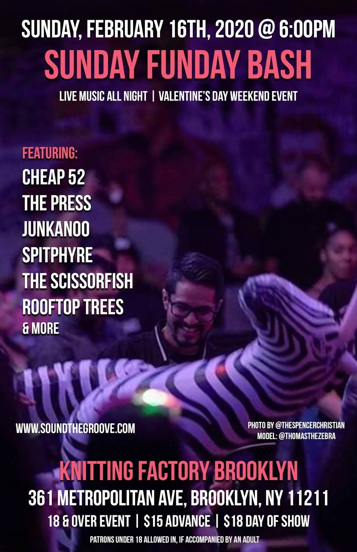  The Knitting Factory lineup 