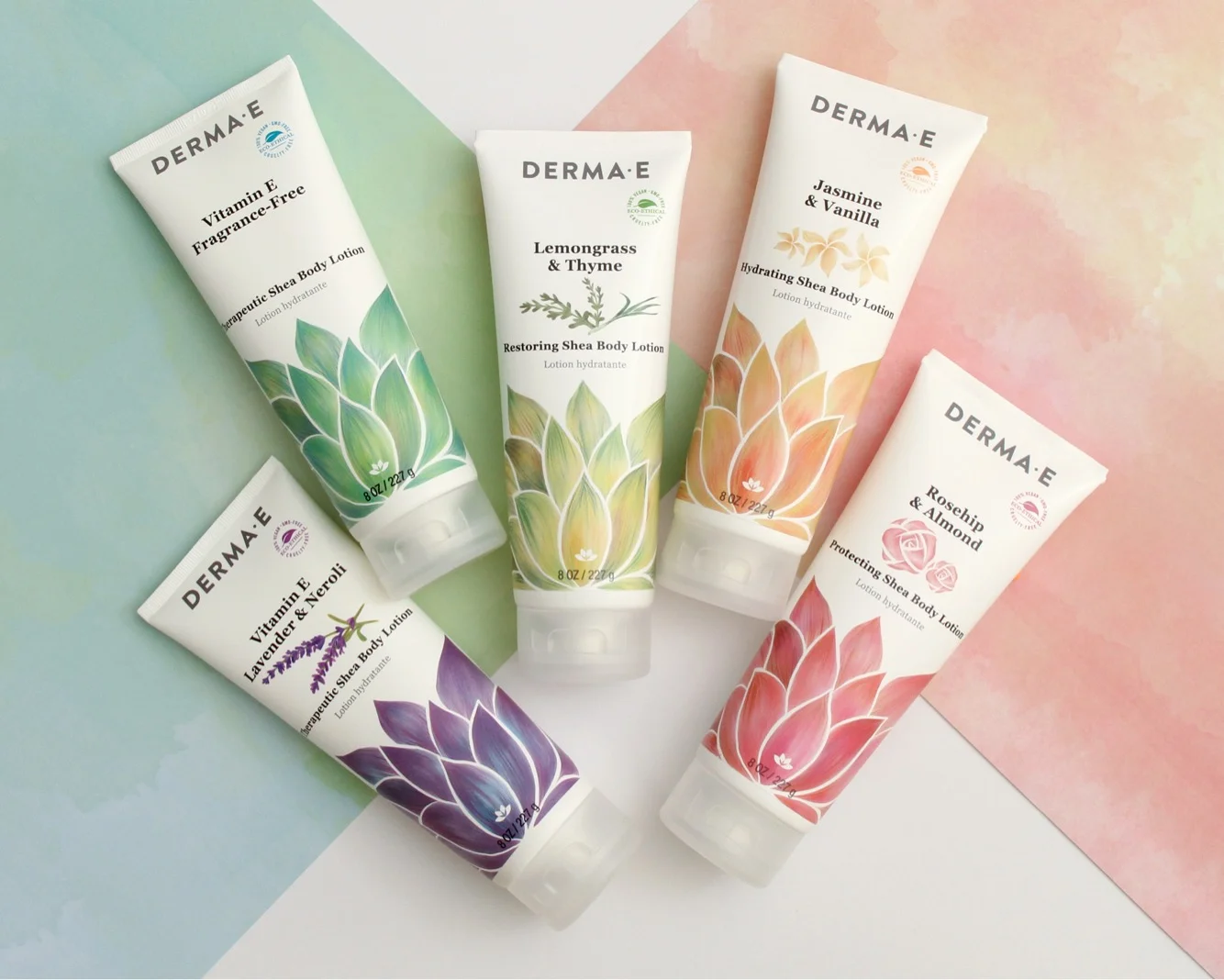 New! Hand-Drawn Body Care Lineup - 2018