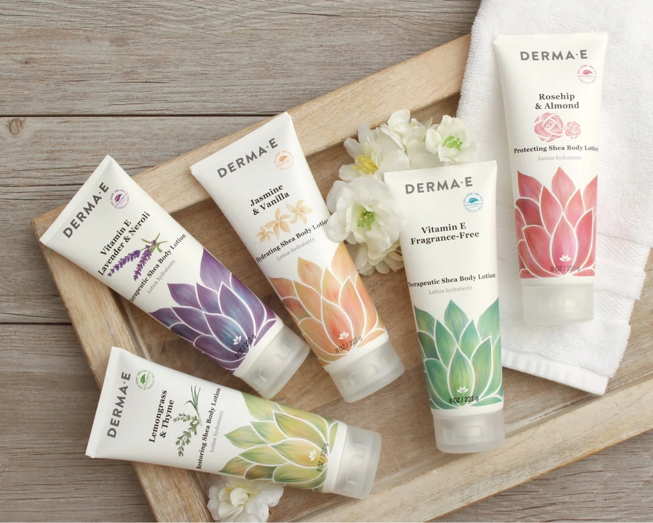 New! Hand-Drawn Body Care Lineup - 2018