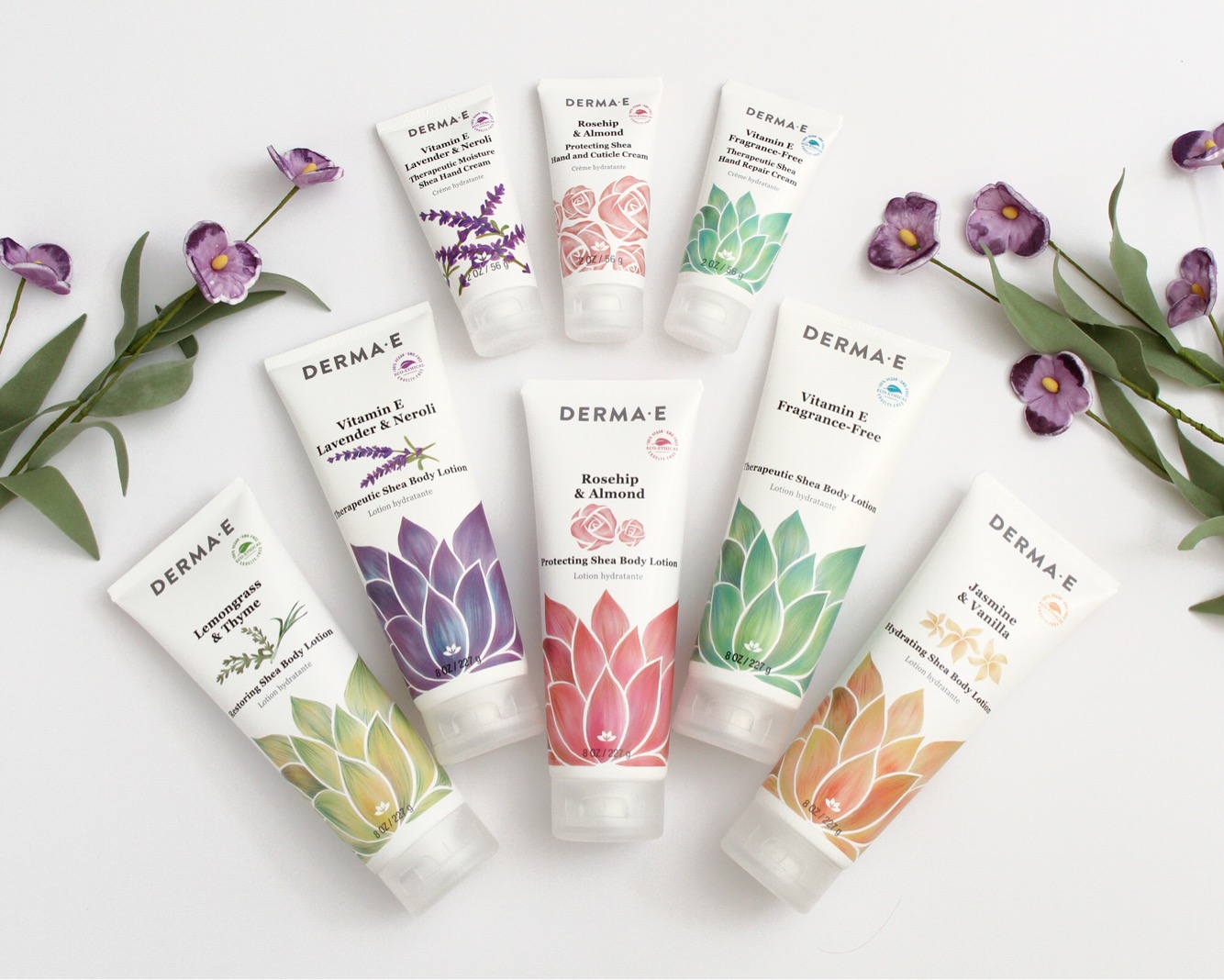 New! Hand-Drawn Body Care Lineup - 2018
