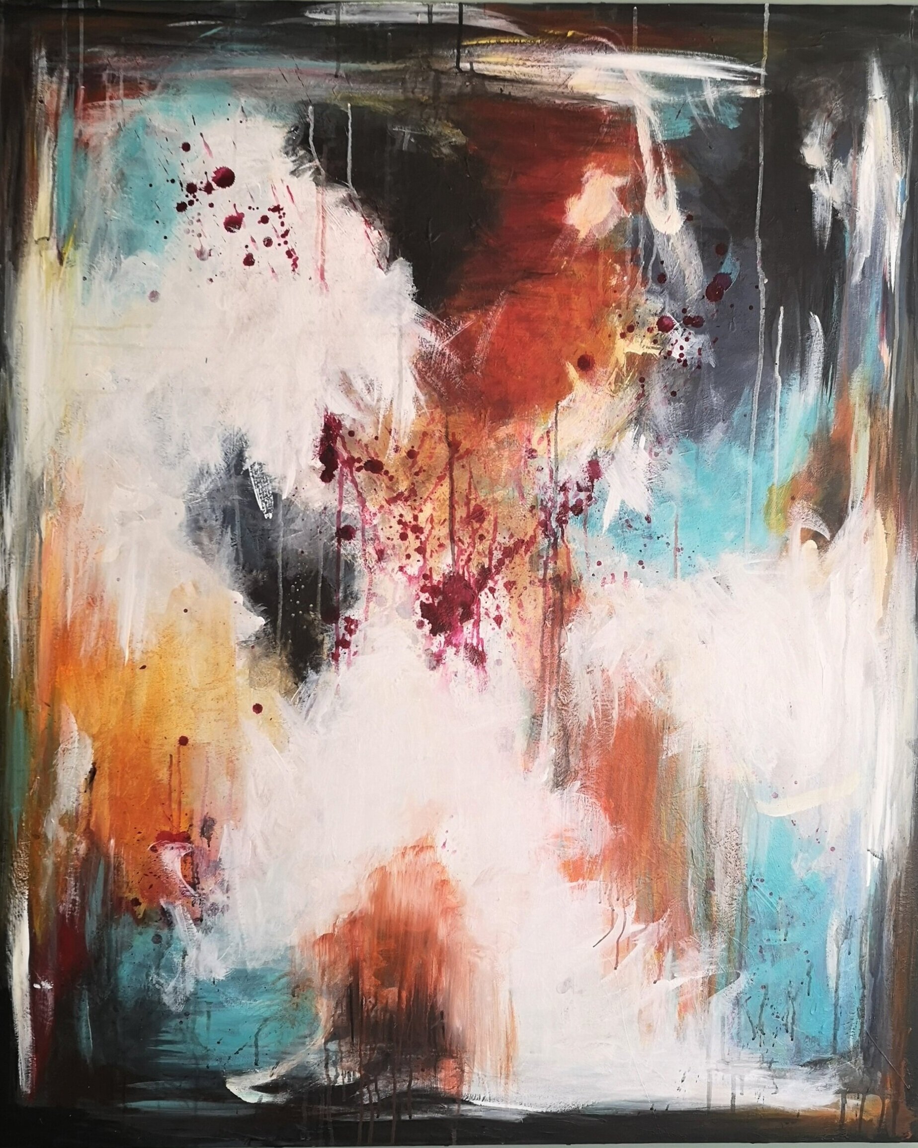 Burn - 100 cm x 120 cm