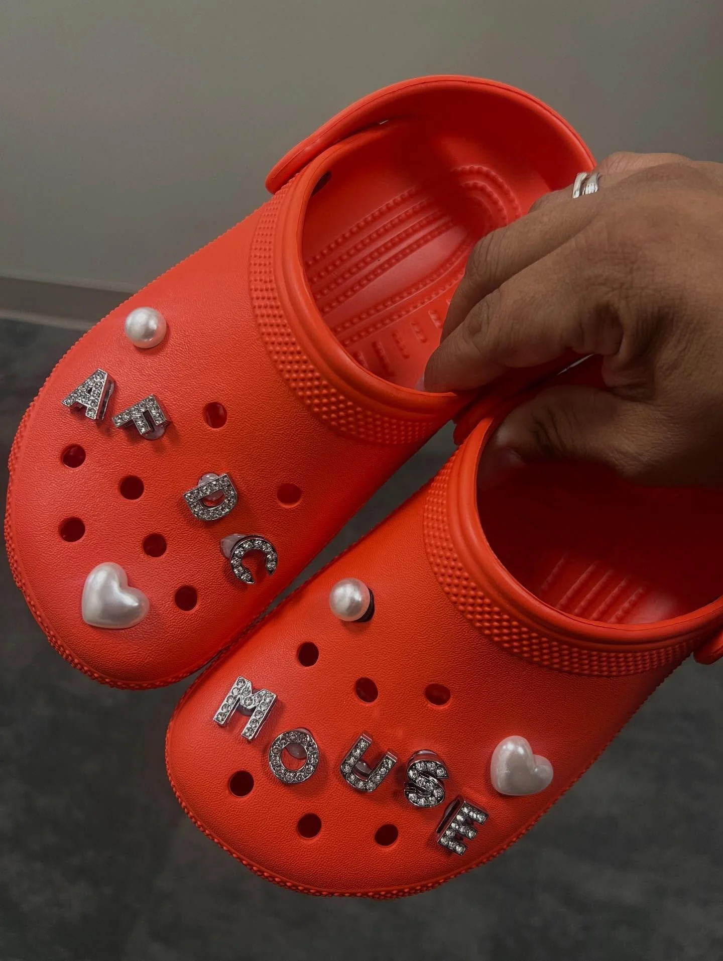 Check out &ldquo;Mouse&rsquo;s&rdquo; new krocks!!! 🐊