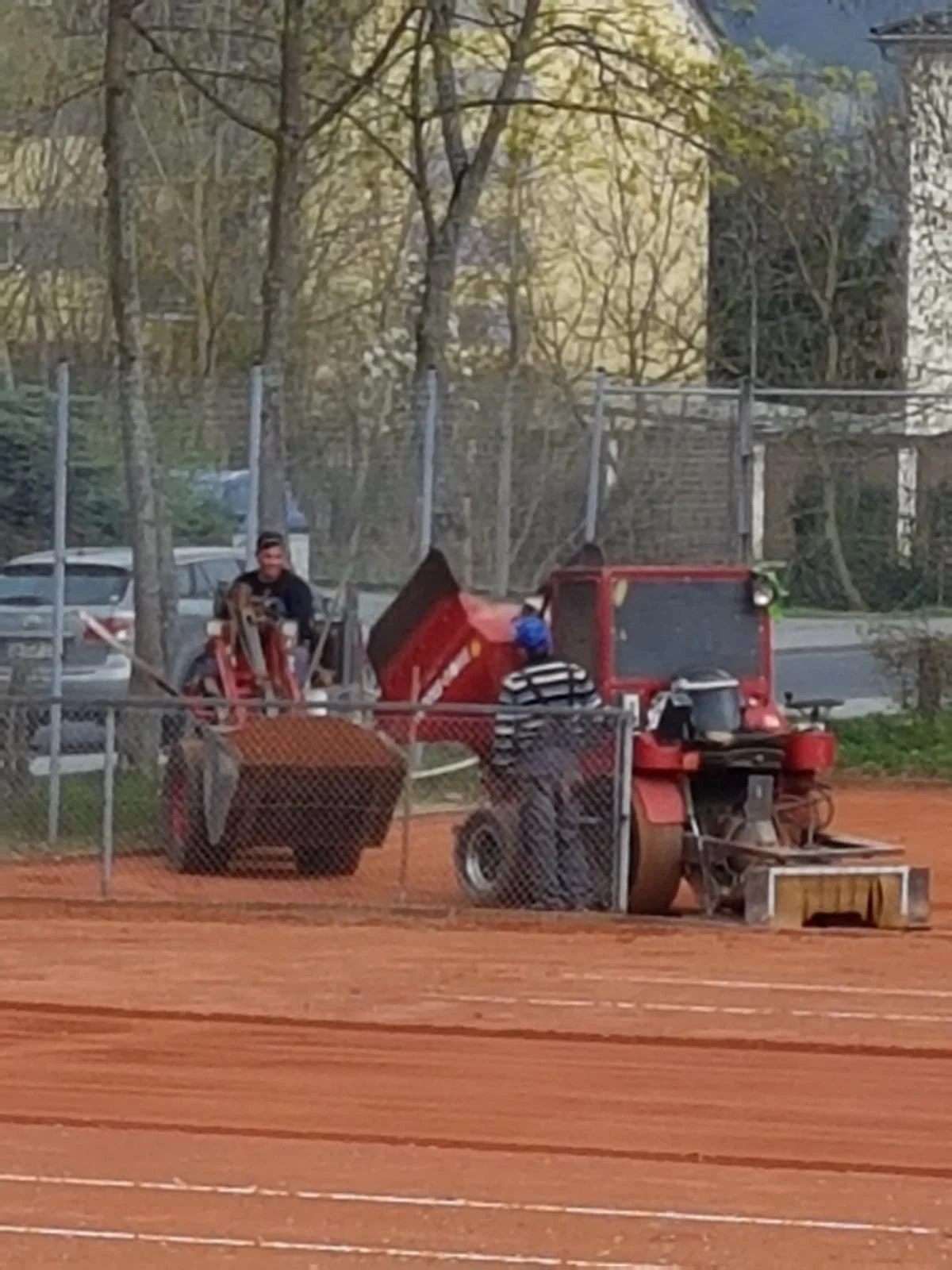 Vorbereitung der Plätze