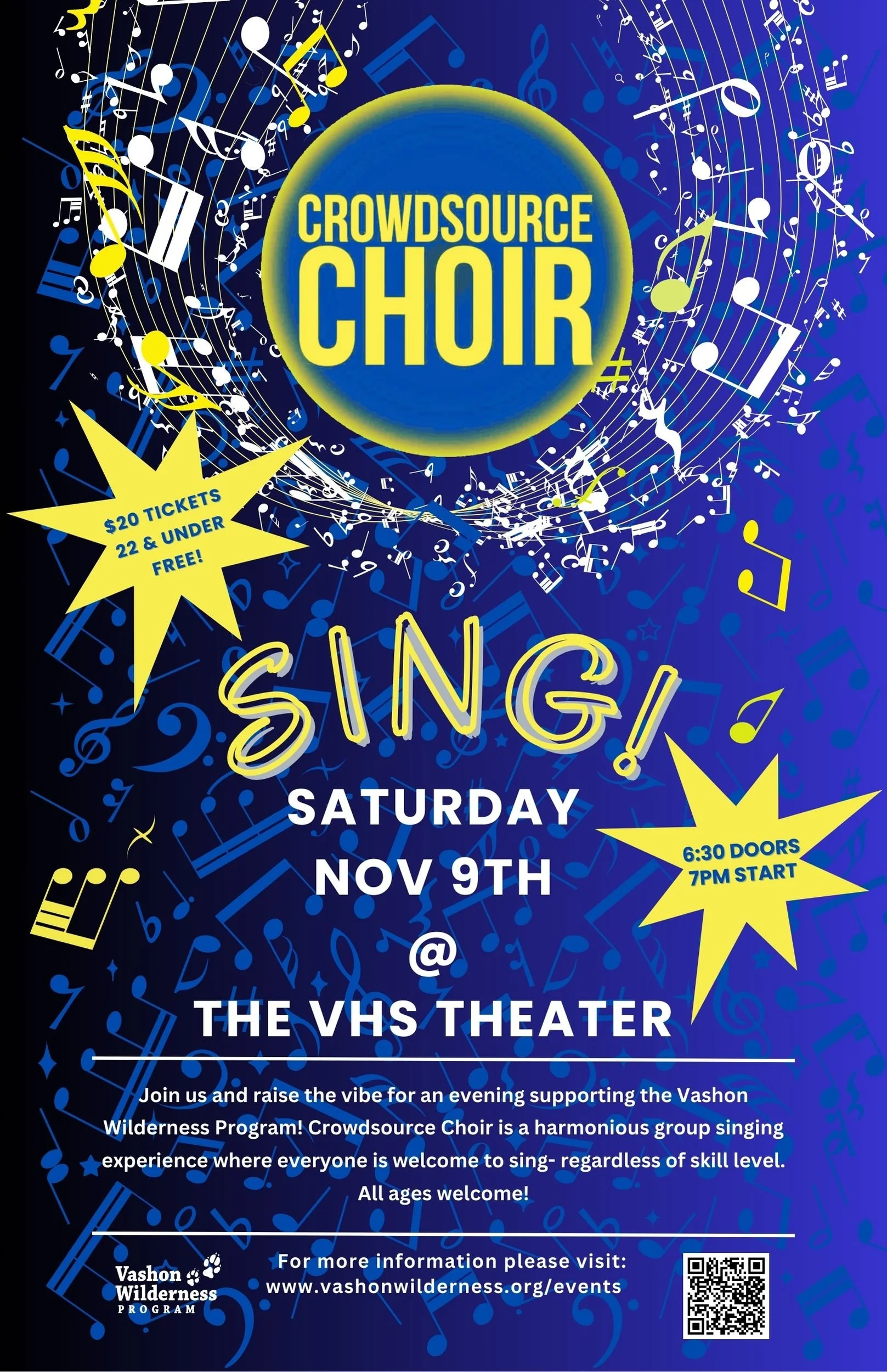 Crowdsource Choir: A Benefit for Vashon Wilderness Program