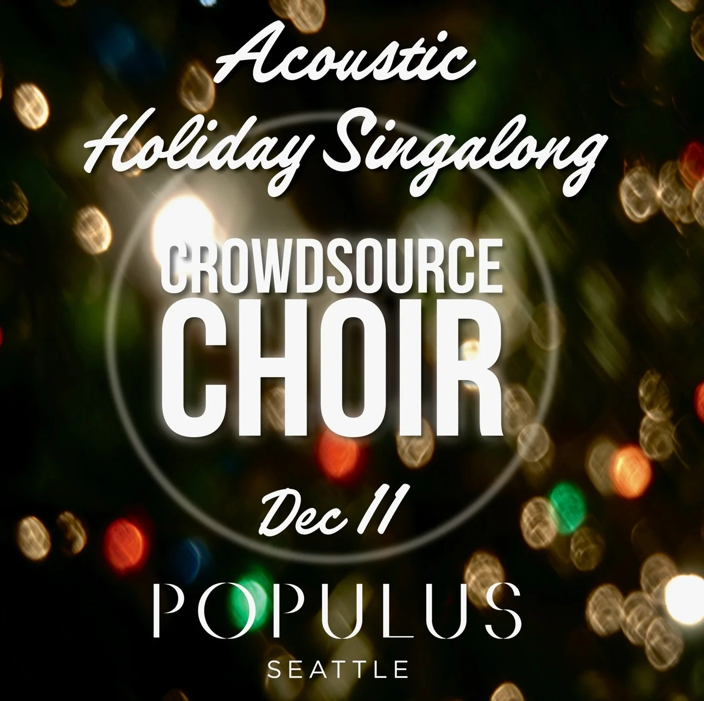 Join us this Thursday @populushotel_seattle at 7pm for an evening of singing festive holiday songs in one of Pioneer Squares most beautiful rooms. 

Tickets at luma.com/choir-dec11
Or in bio 

See you there!
#sing #seattle #seattlechristmas #choir #c
