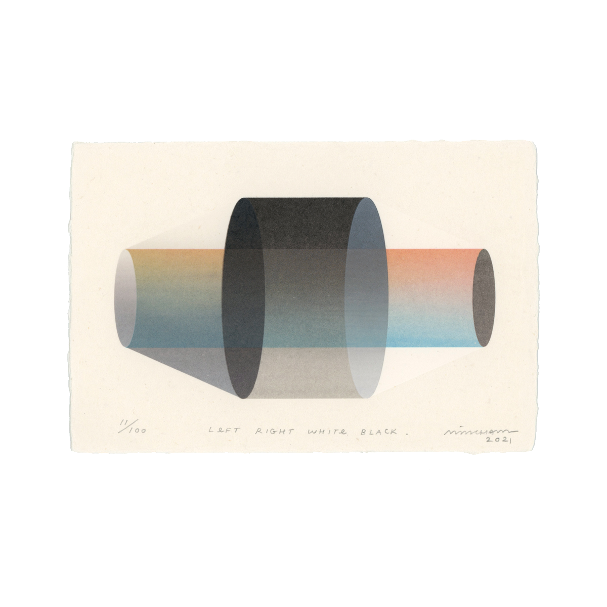 Left Right White Black — miniprint