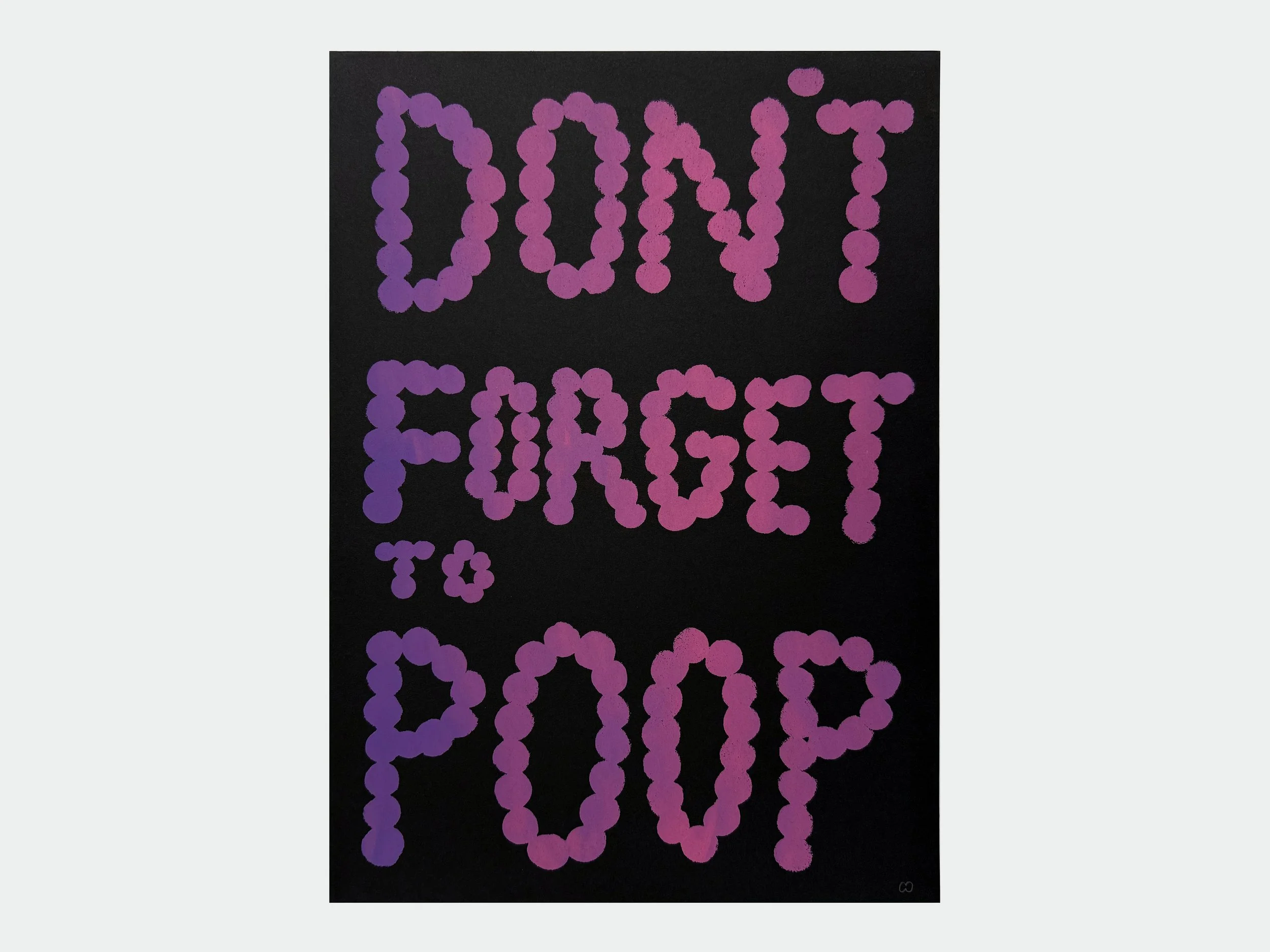 Stupidshittt - Don't Forget to Poop - Marbling Purple on Black.jpg