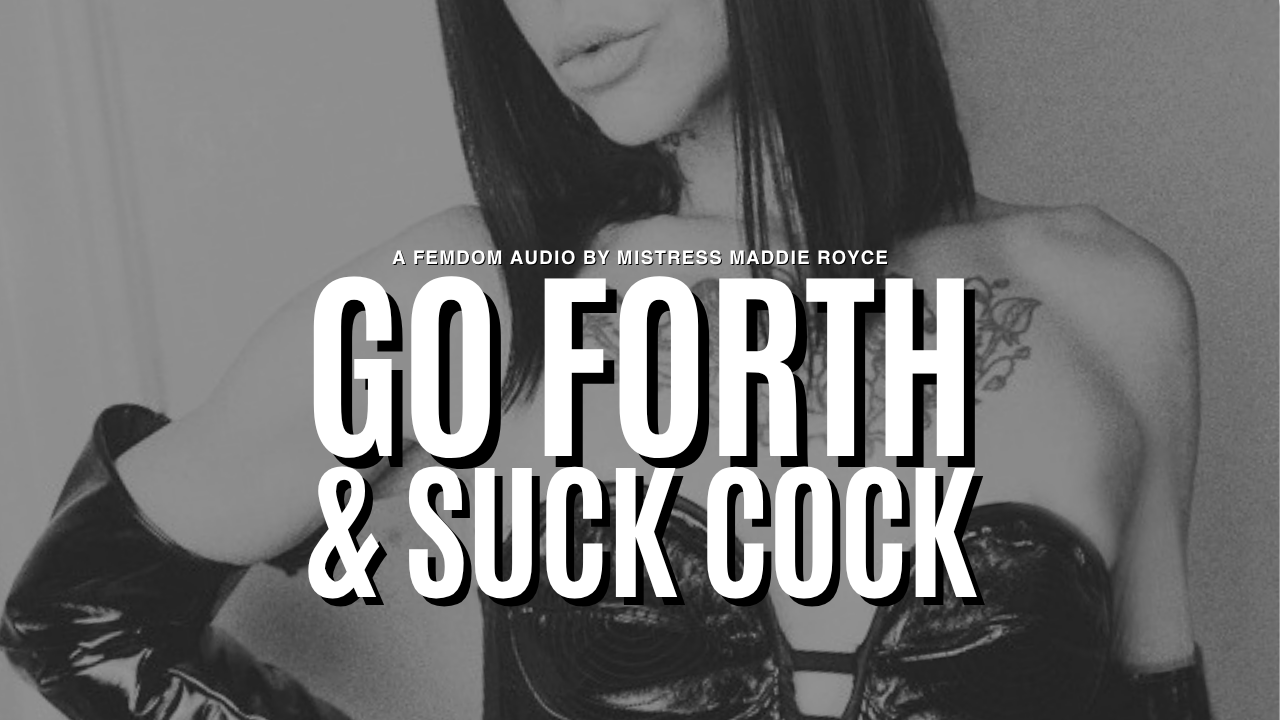 Chicago BDSM Mistress Maddie Royce, Domme, Fetish Auteur, and Keyholder in black vinyl.